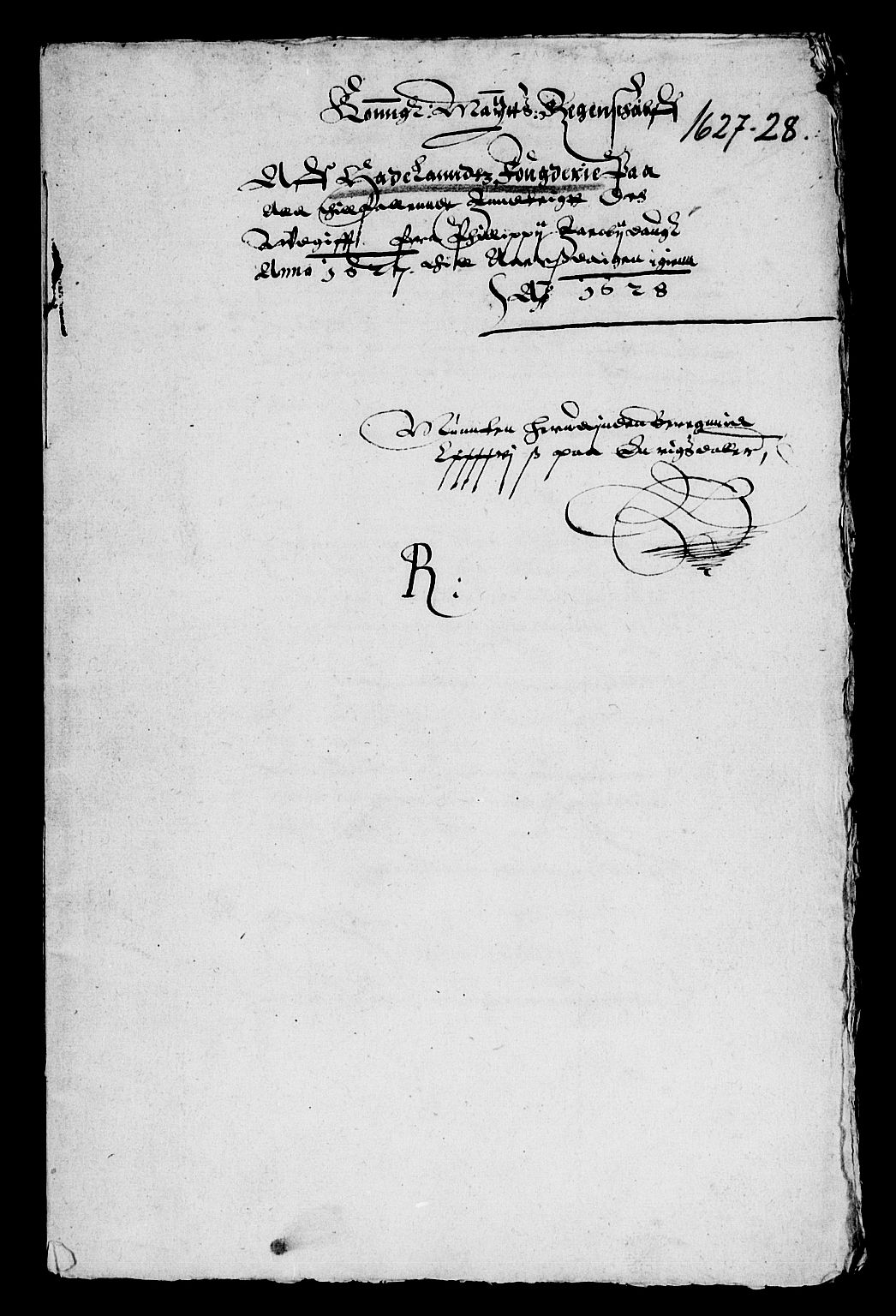 Rentekammeret inntil 1814, Reviderte regnskaper, Lensregnskaper, RA/EA-5023/R/Rb/Rba/L0081: Akershus len, 1627-1628