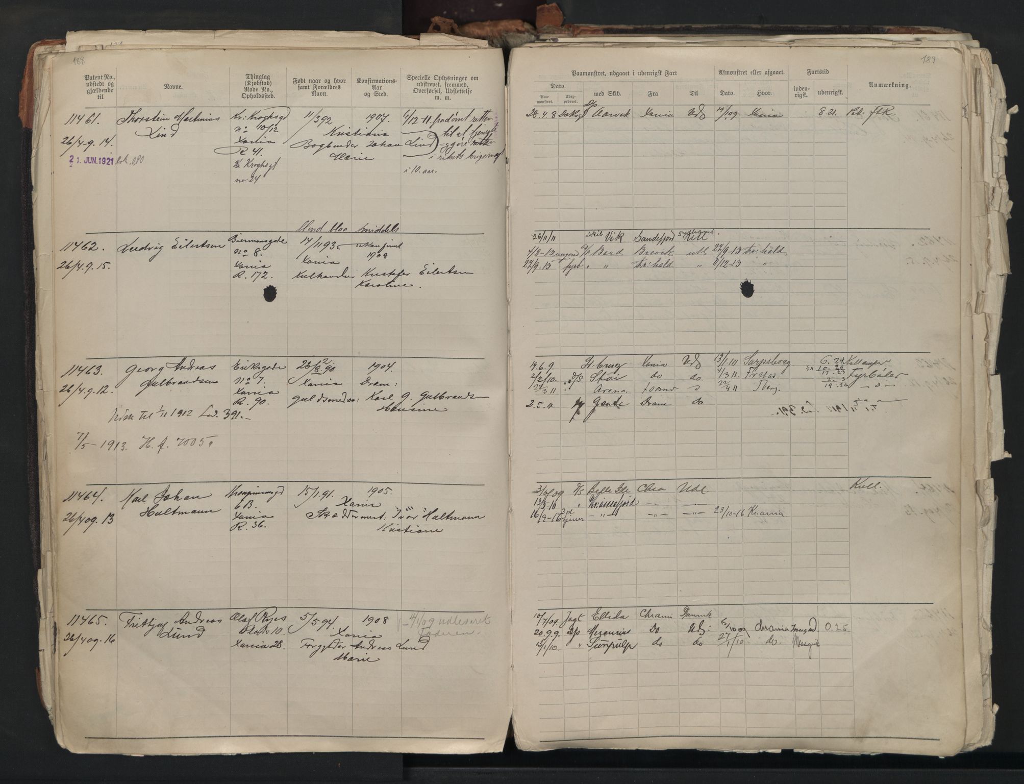 Oslo sjømannskontor, AV/SAO-A-10595/F/Fb/L0001: Annotasjonsrulle, 1908-1938, s. 188-189
