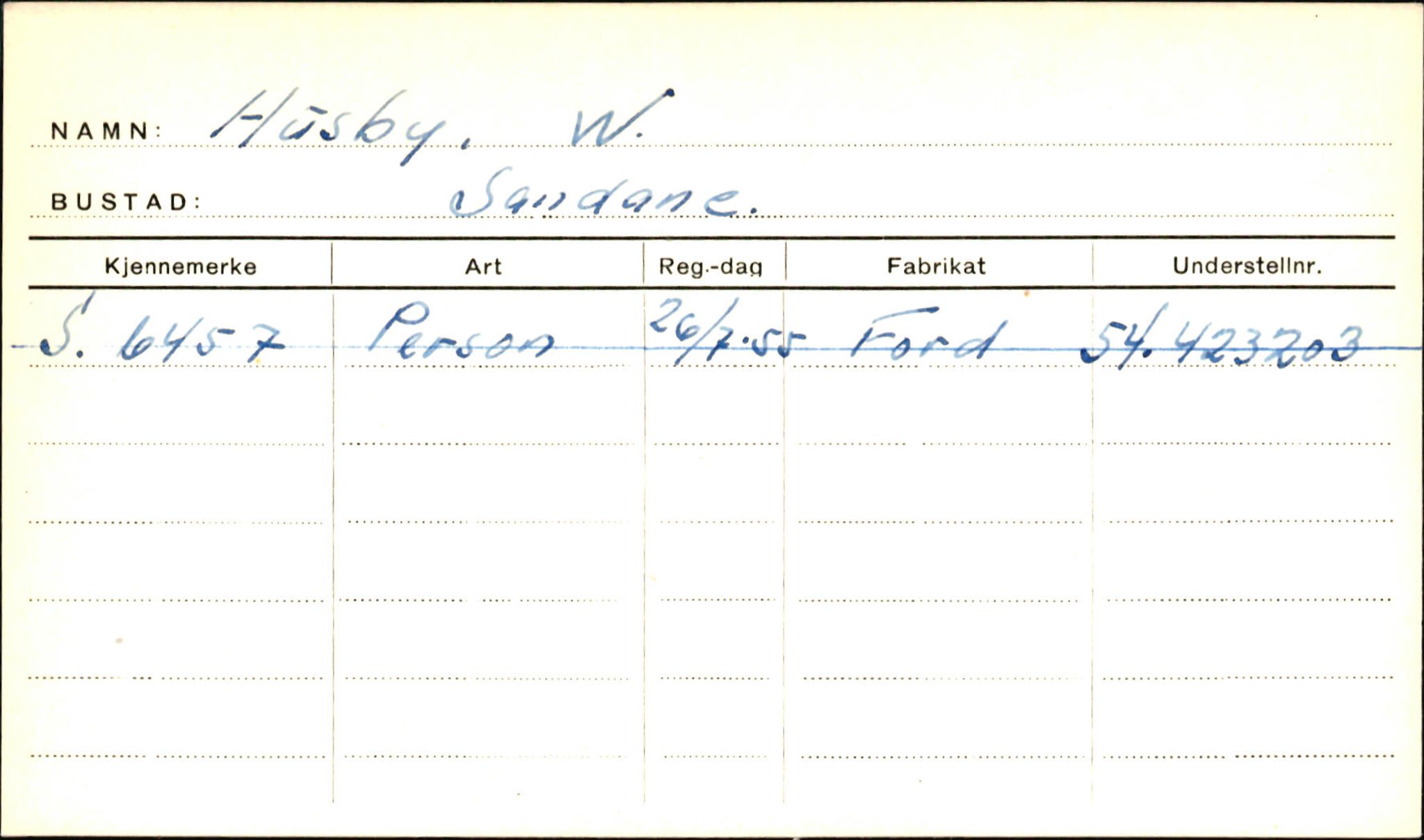 Statens vegvesen, Sogn og Fjordane vegkontor, SAB/A-5301/4/F/L0001A: Eigarregister Fjordane til 1.6.1961, 1930-1961, s. 772