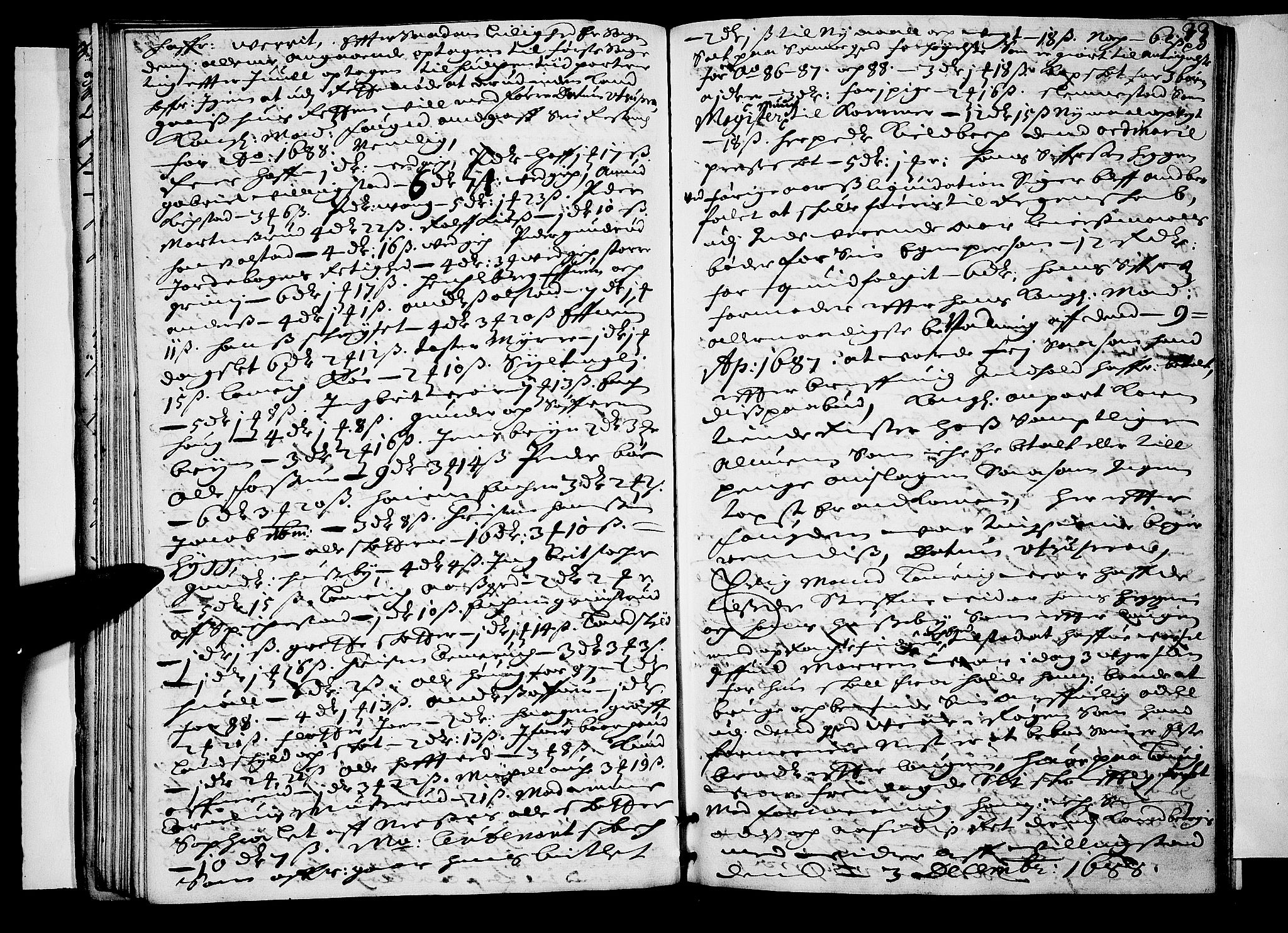 Lier, Røyken og Hurum sorenskriveri, AV/SAKO-A-89/F/Fa/L0029: Tingbok, 1688, s. 33