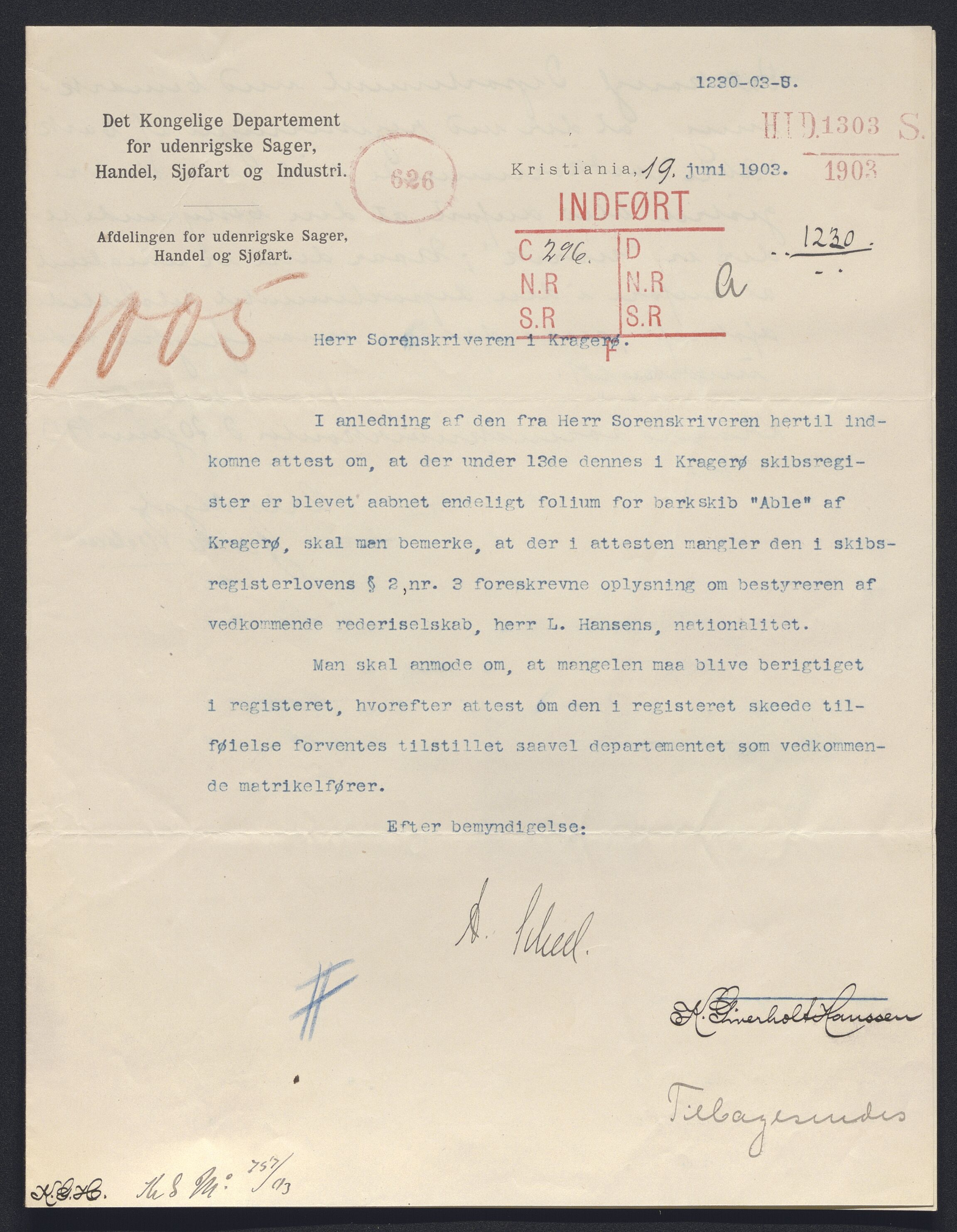 Sjøfartsdirektoratet med forløpere, skipsmapper slettede skip, AV/RA-S-4998/F/Fa/L0001: --, 1860-1922, s. 23