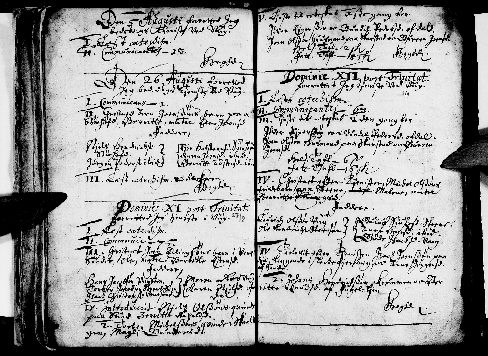 Ministerialprotokoller, klokkerbøker og fødselsregistre - Nordland, AV/SAT-A-1459/812/L0172: Ministerialbok nr. 812A01, 1677-1718, s. 45