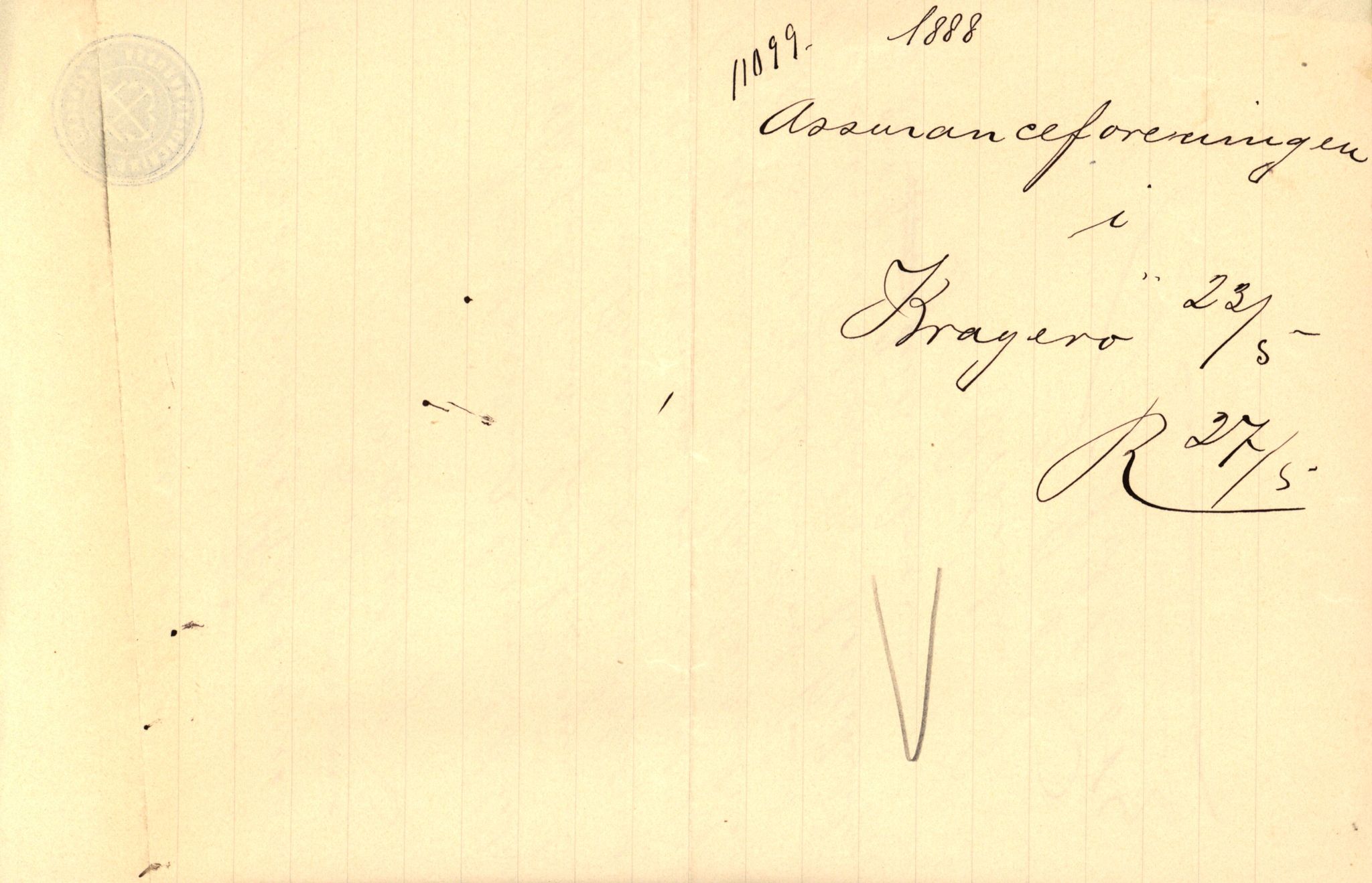 Pa 63 - Østlandske skibsassuranceforening, VEMU/A-1079/G/Ga/L0021/0005: Havaridokumenter / Haabet, Louise, Kvik, Libra, Kongsek, Ispilen, 1888, s. 62