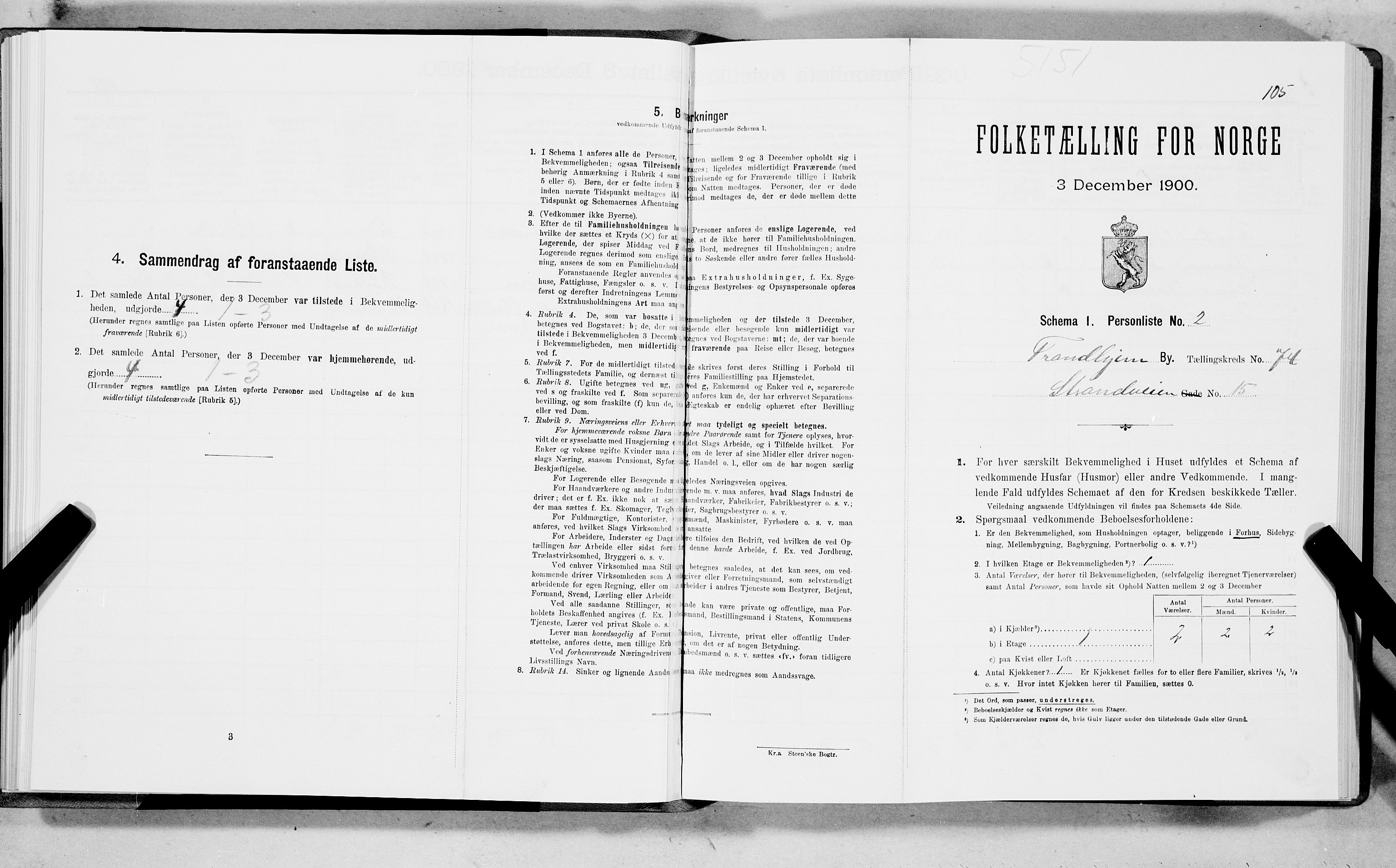 SAT, Folketelling 1900 for 1601 Trondheim kjøpstad, 1900, s. 14534