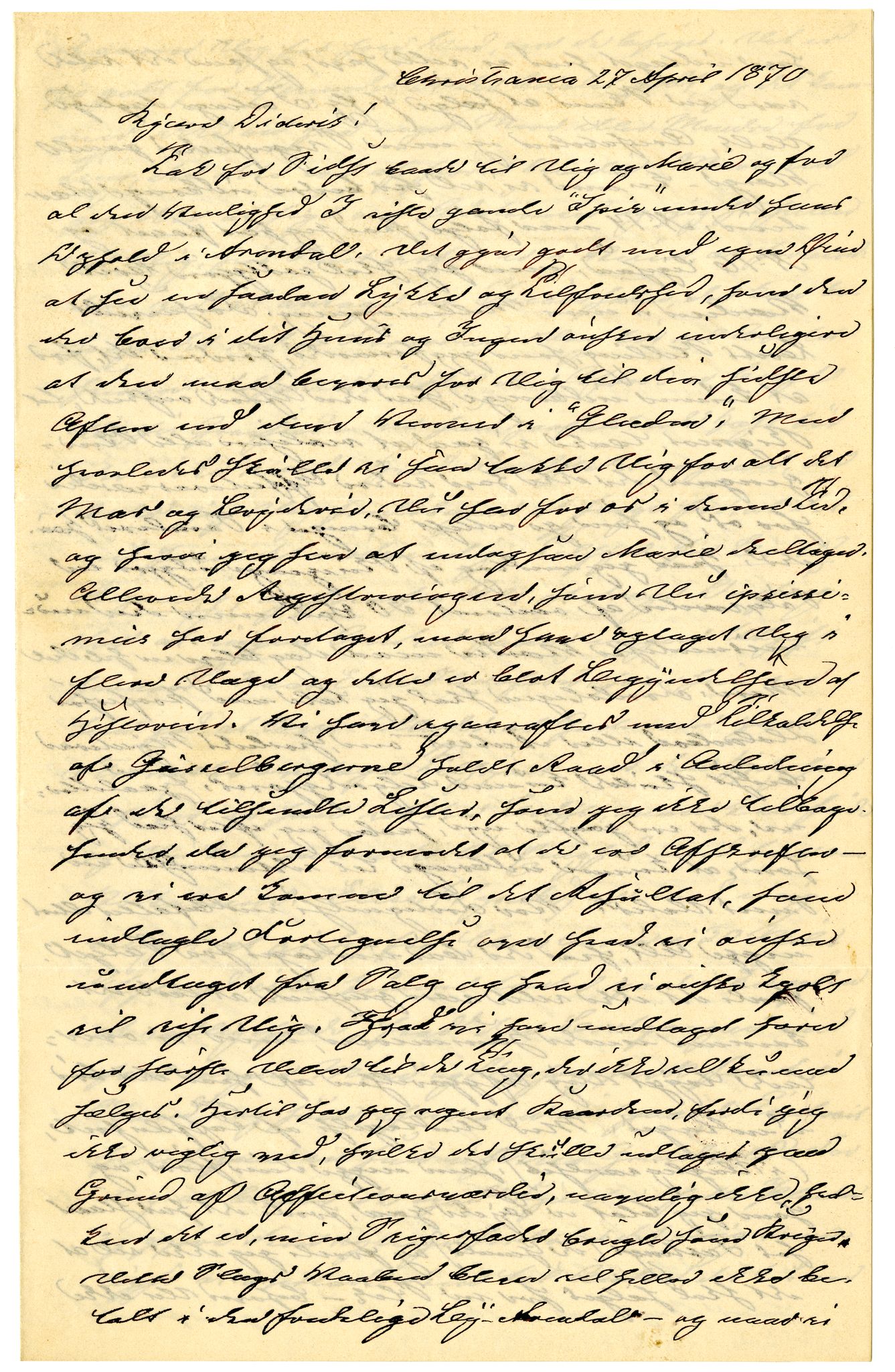Diderik Maria Aalls brevsamling, NF/Ark-1023/F/L0001: D.M. Aalls brevsamling. A - B, 1738-1889, s. 138