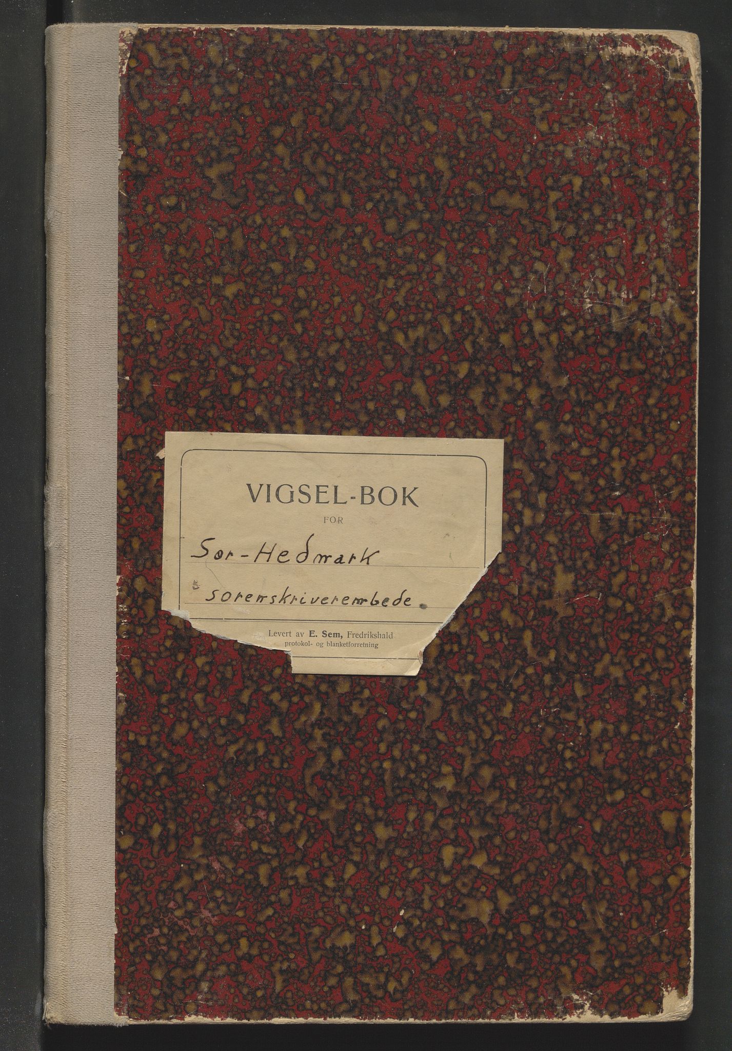 Sør-Hedmark sorenskriveri, AV/SAH-TING-014/L/Le/L0001/0002: Vigselbøker / Vigselbok, 1938-1942