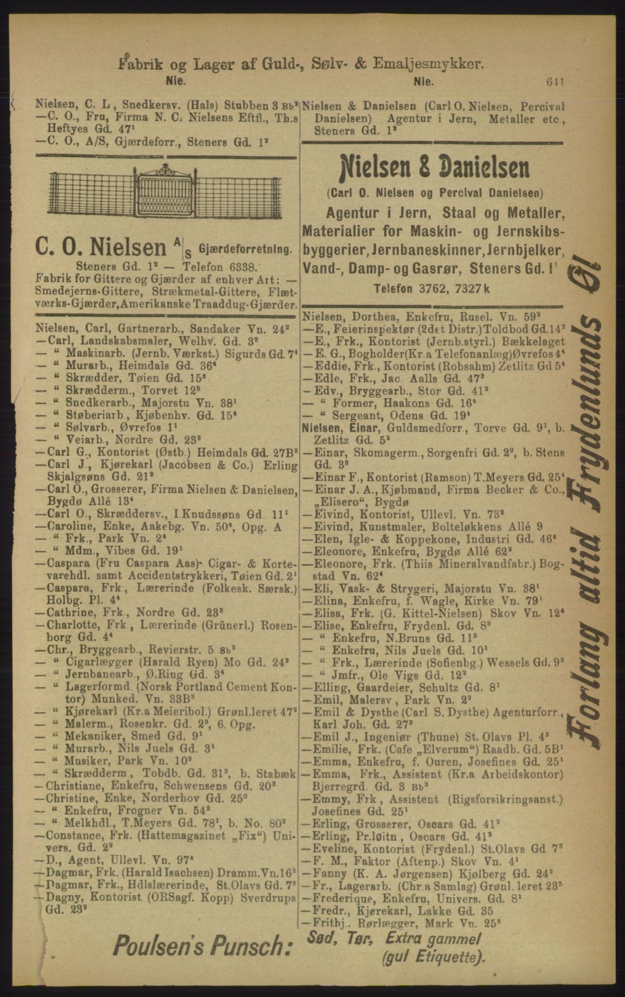 Kristiania/Oslo adressebok, PUBL/-, 1906, s. 641