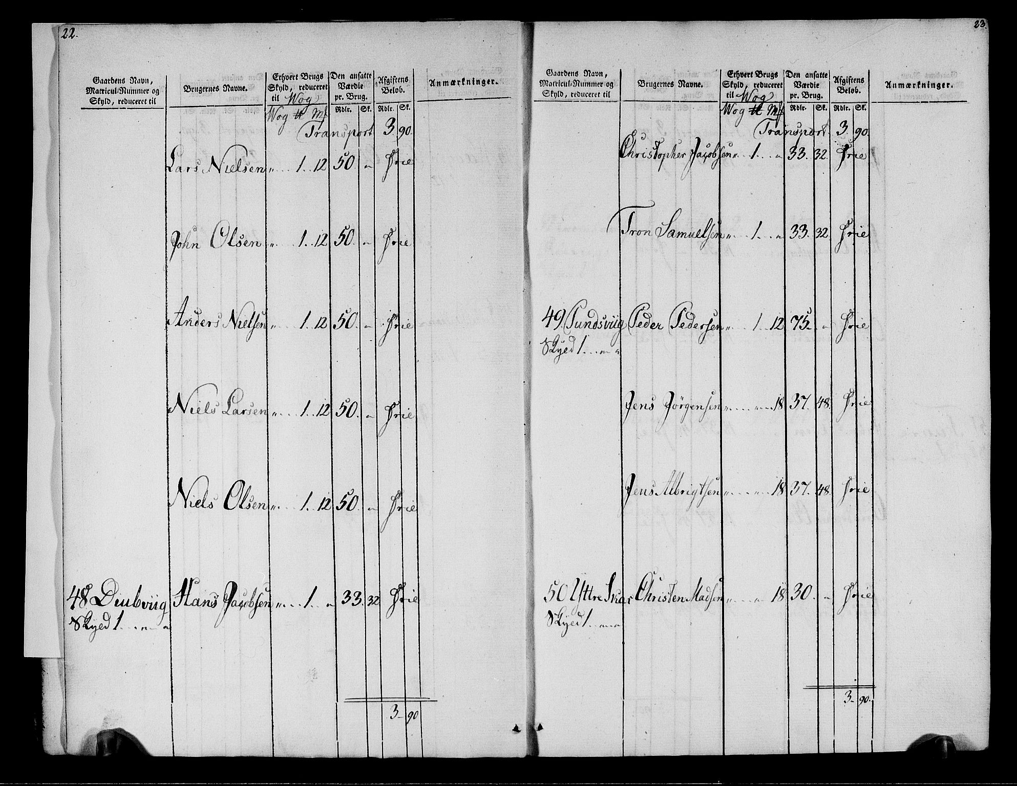 Rentekammeret inntil 1814, Realistisk ordnet avdeling, AV/RA-EA-4070/N/Ne/Nea/L0161: Salten fogderi. Oppebørselsregister, 1803-1804, s. 13