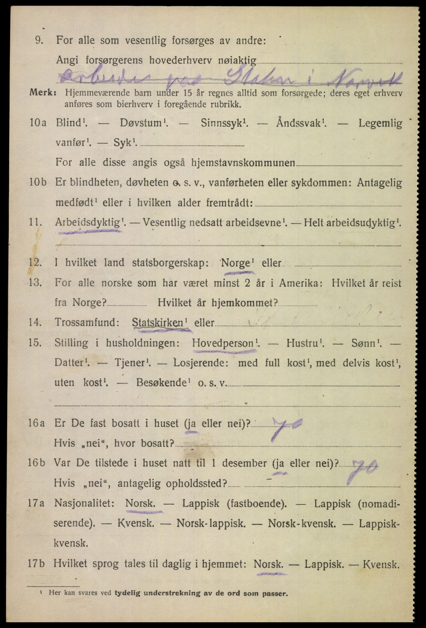 SAT, Folketelling 1920 for 1855 Ankenes herred, 1920, s. 4938