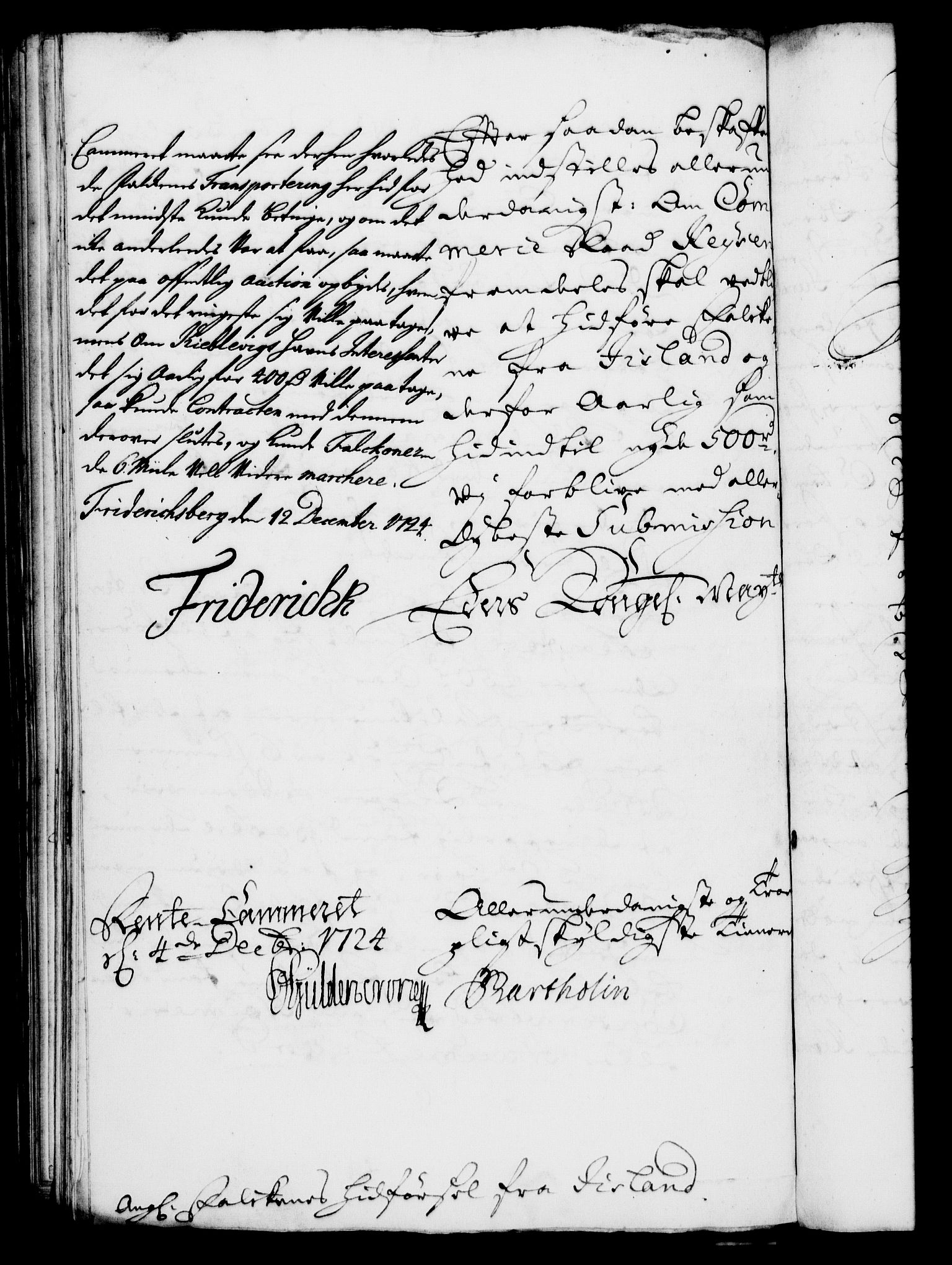 Rentekammeret, Kammerkanselliet, AV/RA-EA-3111/G/Gf/Gfa/L0007: Norsk relasjons- og resolusjonsprotokoll (merket RK 52.7), 1724, s. 899