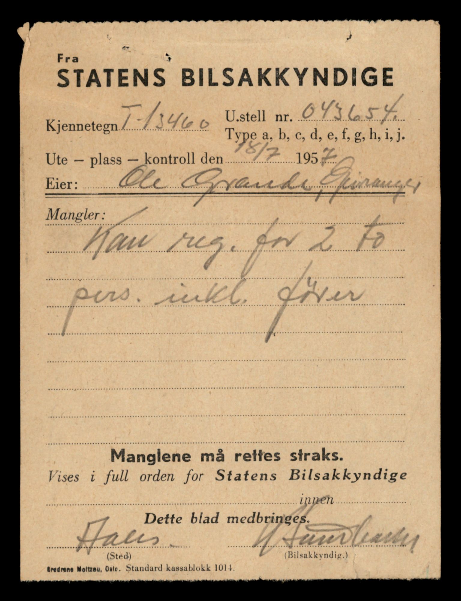 Møre og Romsdal vegkontor - Ålesund trafikkstasjon, AV/SAT-A-4099/F/Fe/L0039: Registreringskort for kjøretøy T 13361 - T 13530, 1927-1998, s. 1709