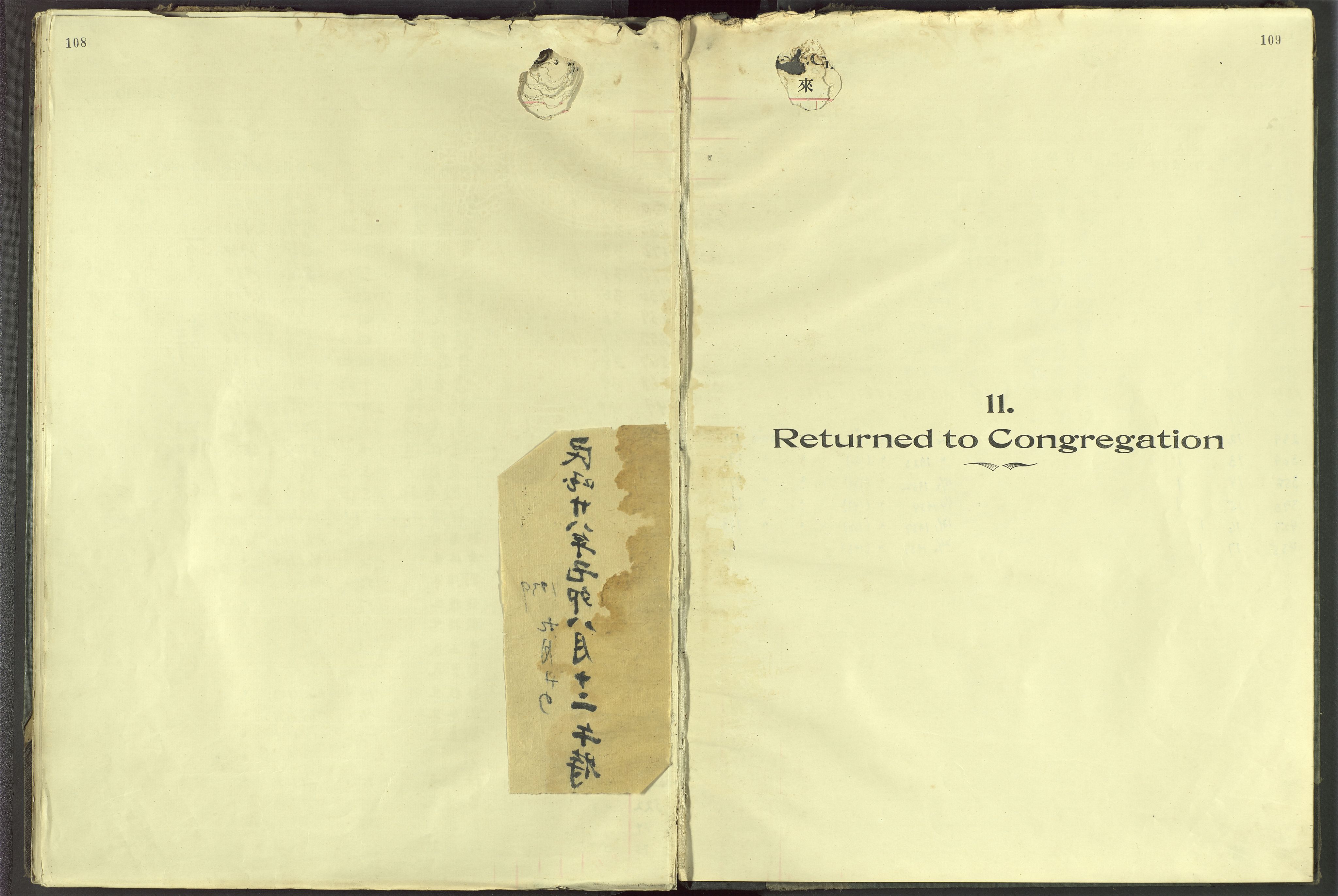Det Norske Misjonsselskap - utland - Kina (Hunan), VID/MA-A-1065/Dm/L0091: Ministerialbok nr. 129, 1907-1938, s. 108-109