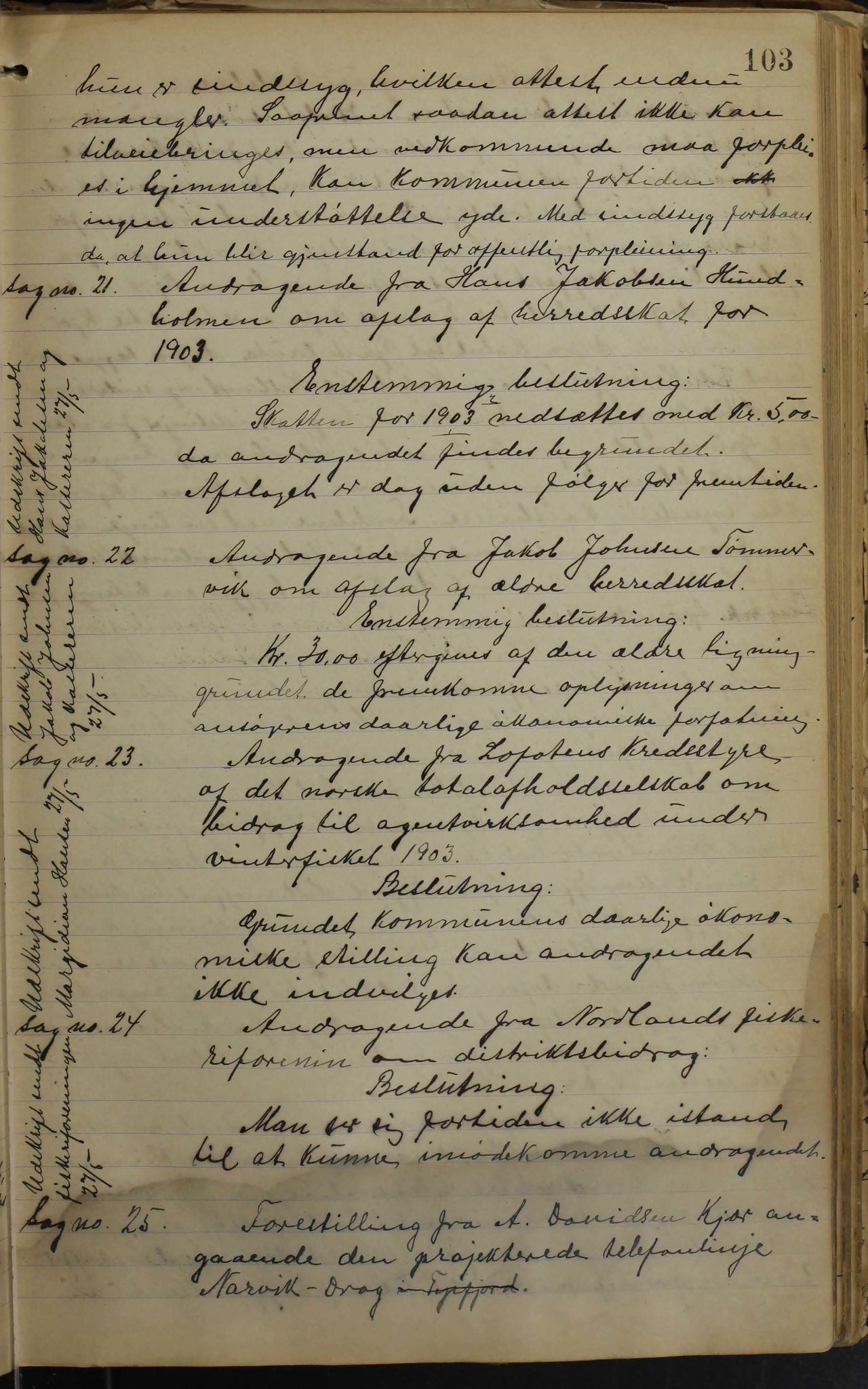 Tysfjord kommune. Formannskapet, AIN/K-18500.150/100/L0002: Forhandlingsprotokoll for Tysfjordens formandskap, 1895-1912