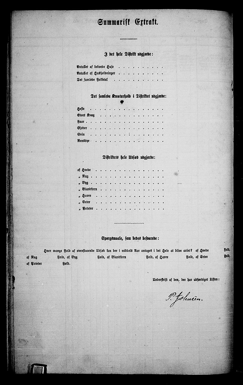 RA, Folketelling 1865 for 0524L Fåberg prestegjeld, Fåberg sokn og Lillehammer landsokn, 1865, s. 119