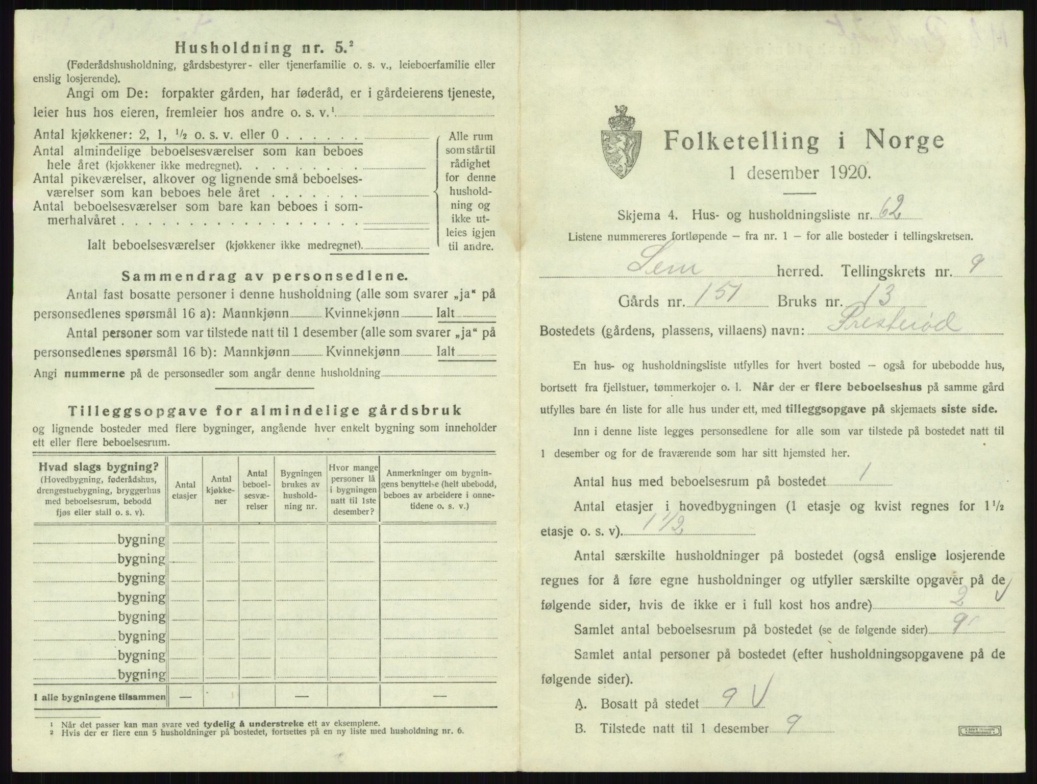SAKO, Folketelling 1920 for 0721 Sem herred, 1920, s. 2078