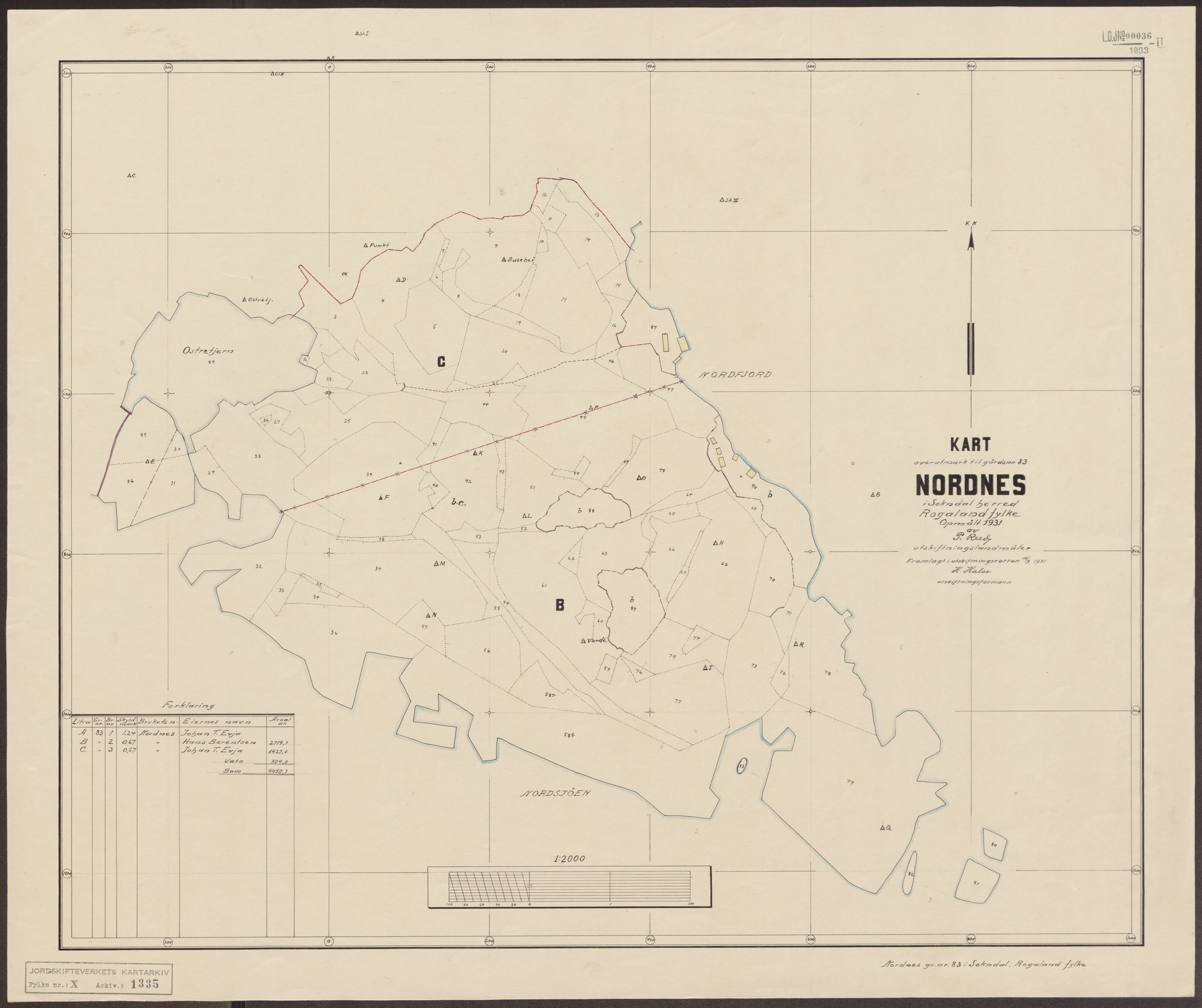 Jordskifteverkets kartarkiv, AV/RA-S-3929/T, 1859-1988, s. 1663