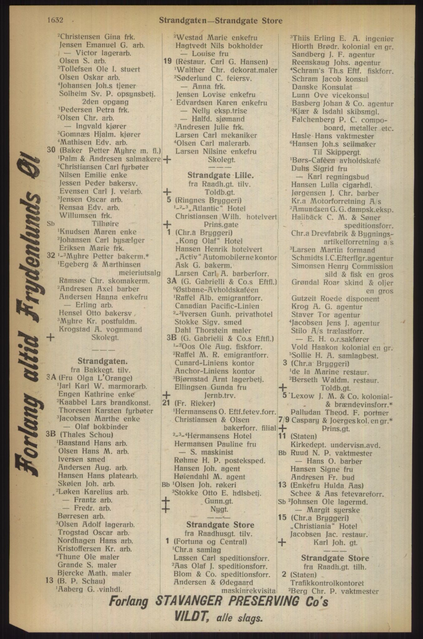 Kristiania/Oslo adressebok, PUBL/-, 1914, s. 1632