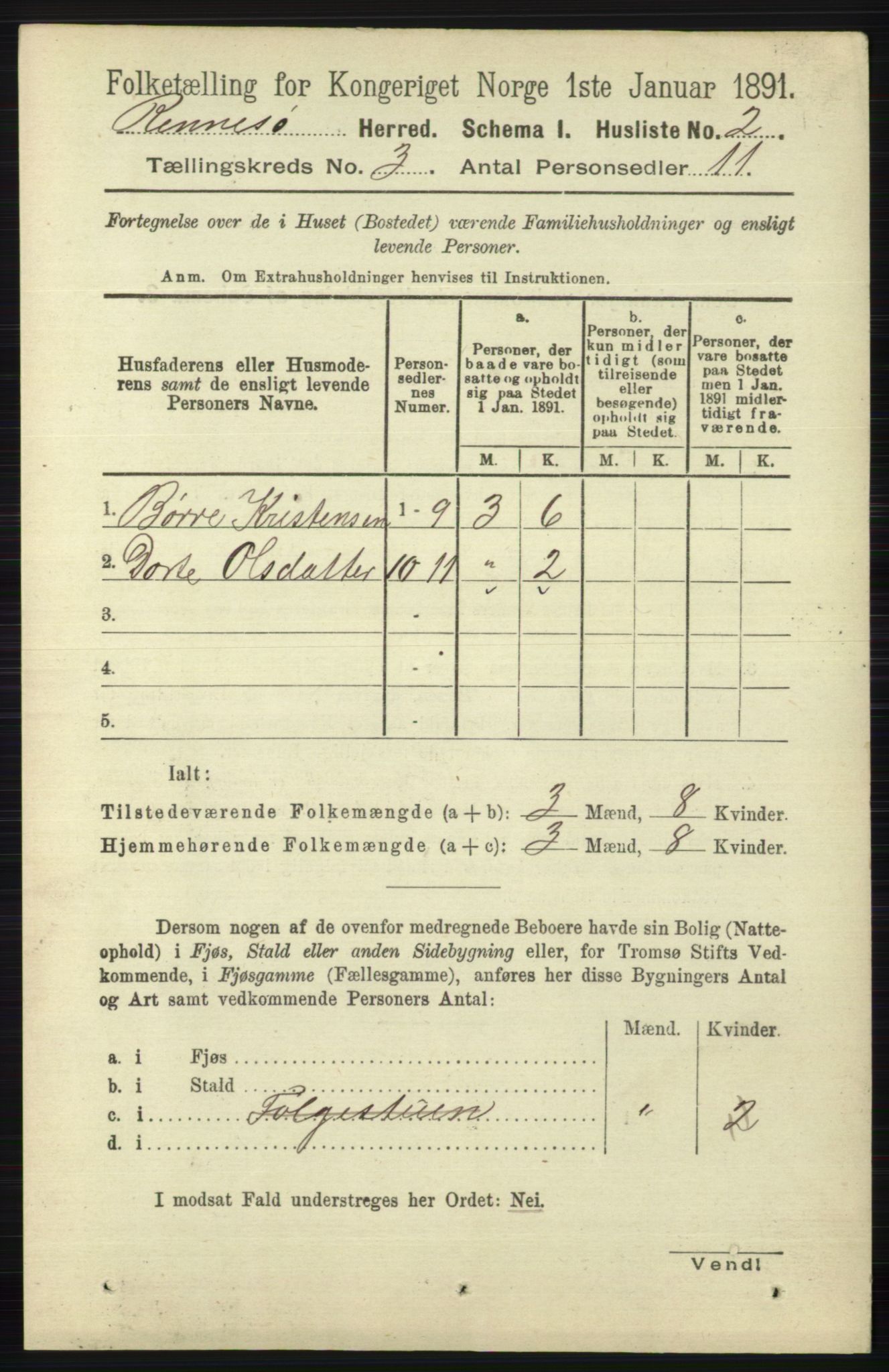 RA, Folketelling 1891 for 1142 Rennesøy herred, 1891, s. 925