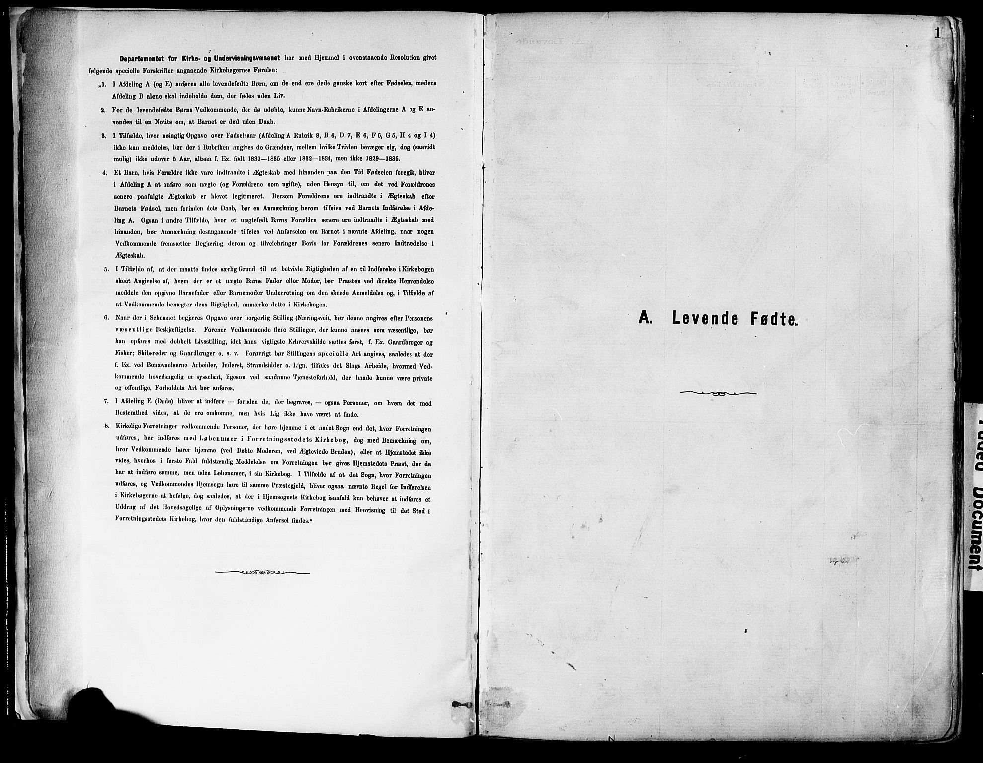 Dypvåg sokneprestkontor, AV/SAK-1111-0007/F/Fa/Fab/L0001: Ministerialbok nr. A 1, 1885-1912