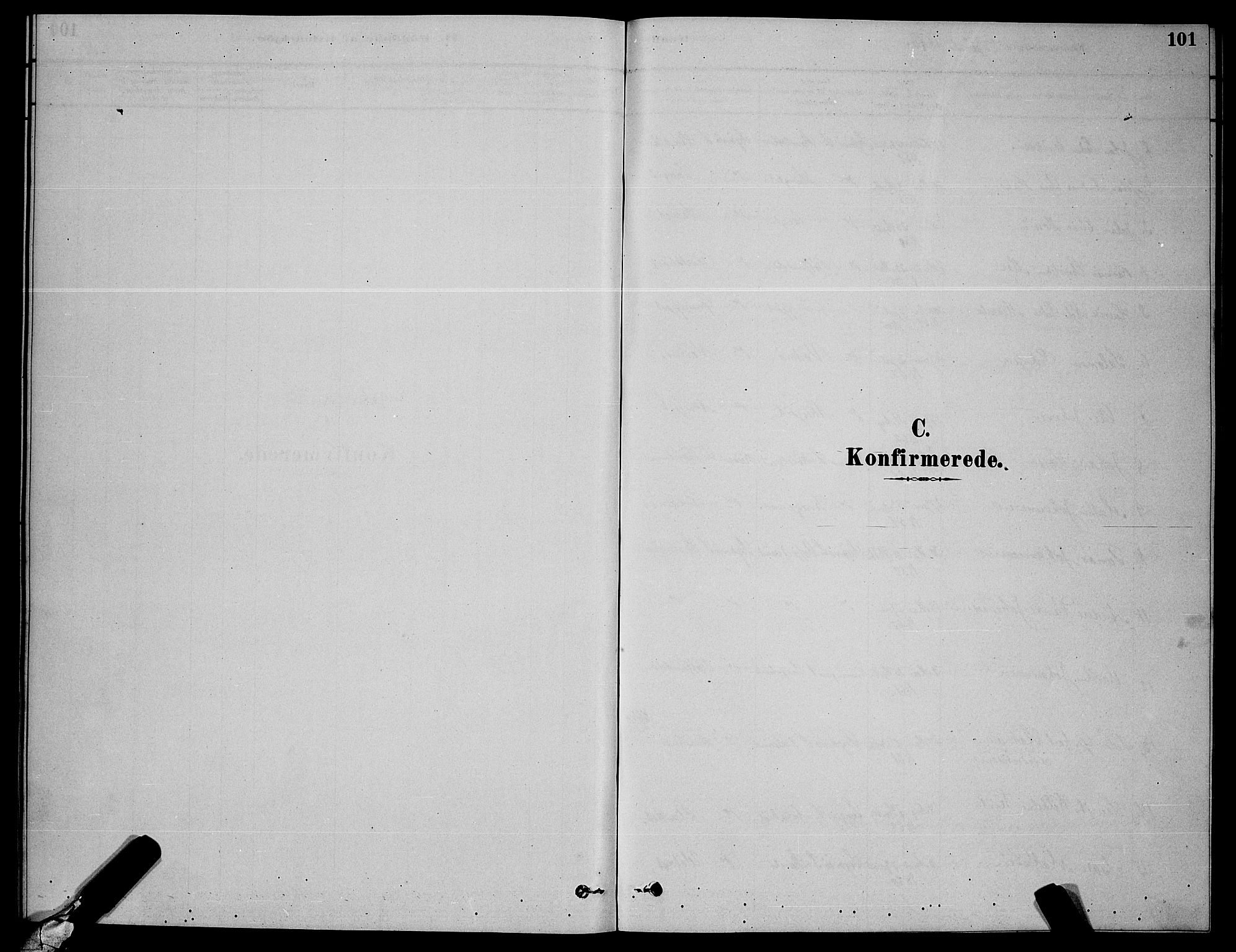 Skjervøy sokneprestkontor, AV/SATØ-S-1300/H/Ha/Hab/L0006klokker: Klokkerbok nr. 6, 1878-1888, s. 101