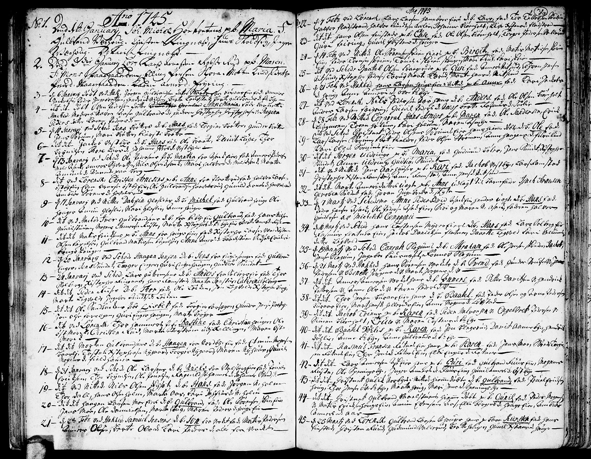Skedsmo prestekontor Kirkebøker, AV/SAO-A-10033a/F/Fa/L0003: Ministerialbok nr. I 3, 1737-1759, s. 36