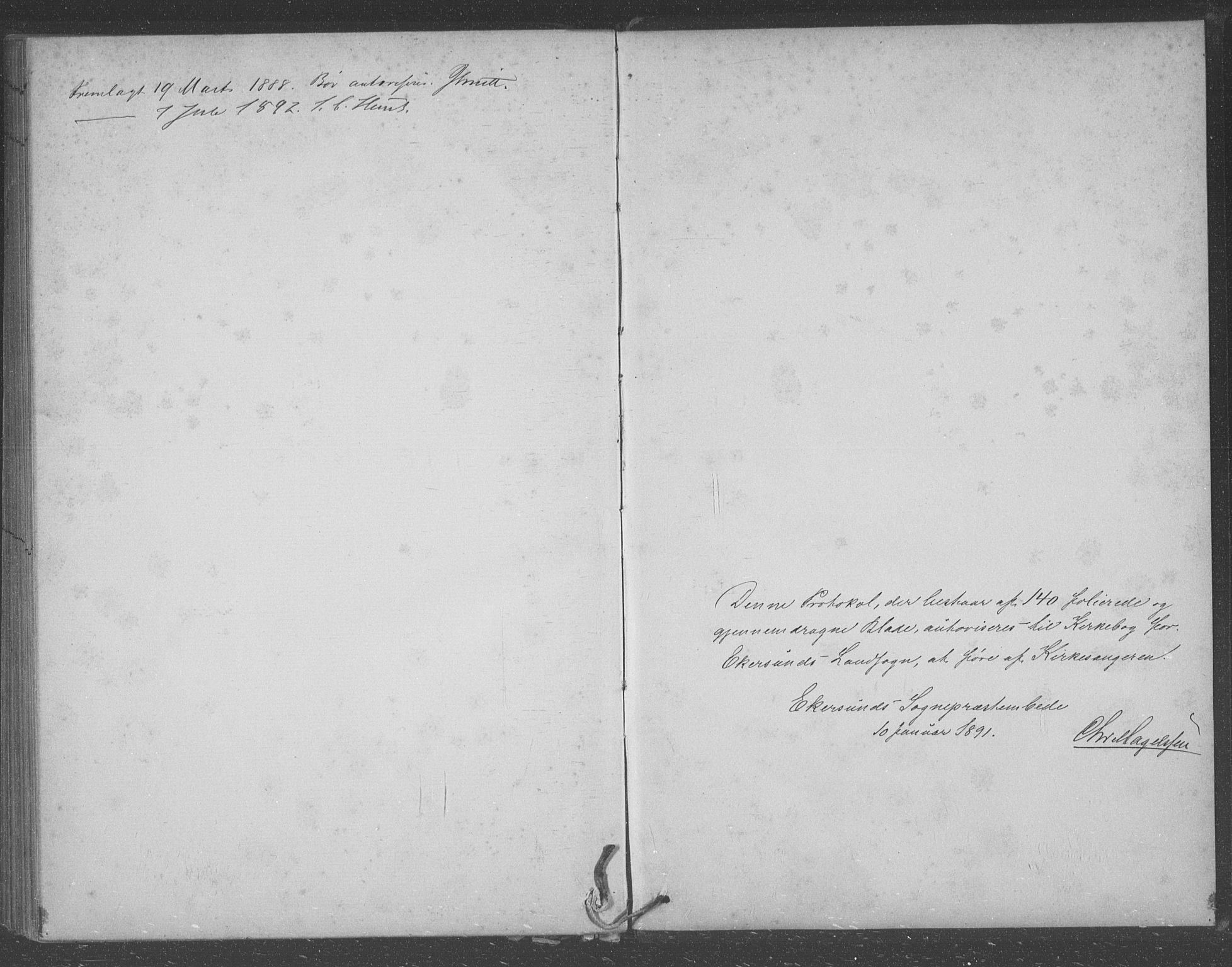 Eigersund sokneprestkontor, AV/SAST-A-101807/001/30/30BB/L0007: Klokkerbok nr. B 7, 1882-1892