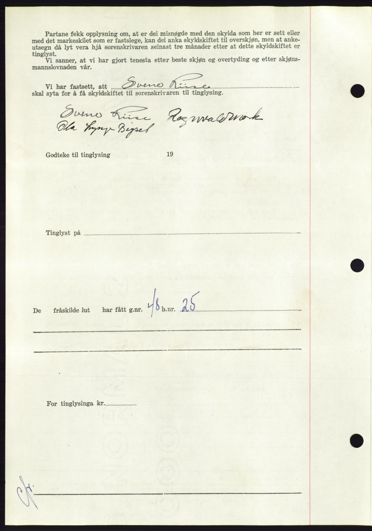 Søre Sunnmøre sorenskriveri, AV/SAT-A-4122/1/2/2C/L0092: Pantebok nr. 18A, 1952-1952, Dagboknr: 1597/1952