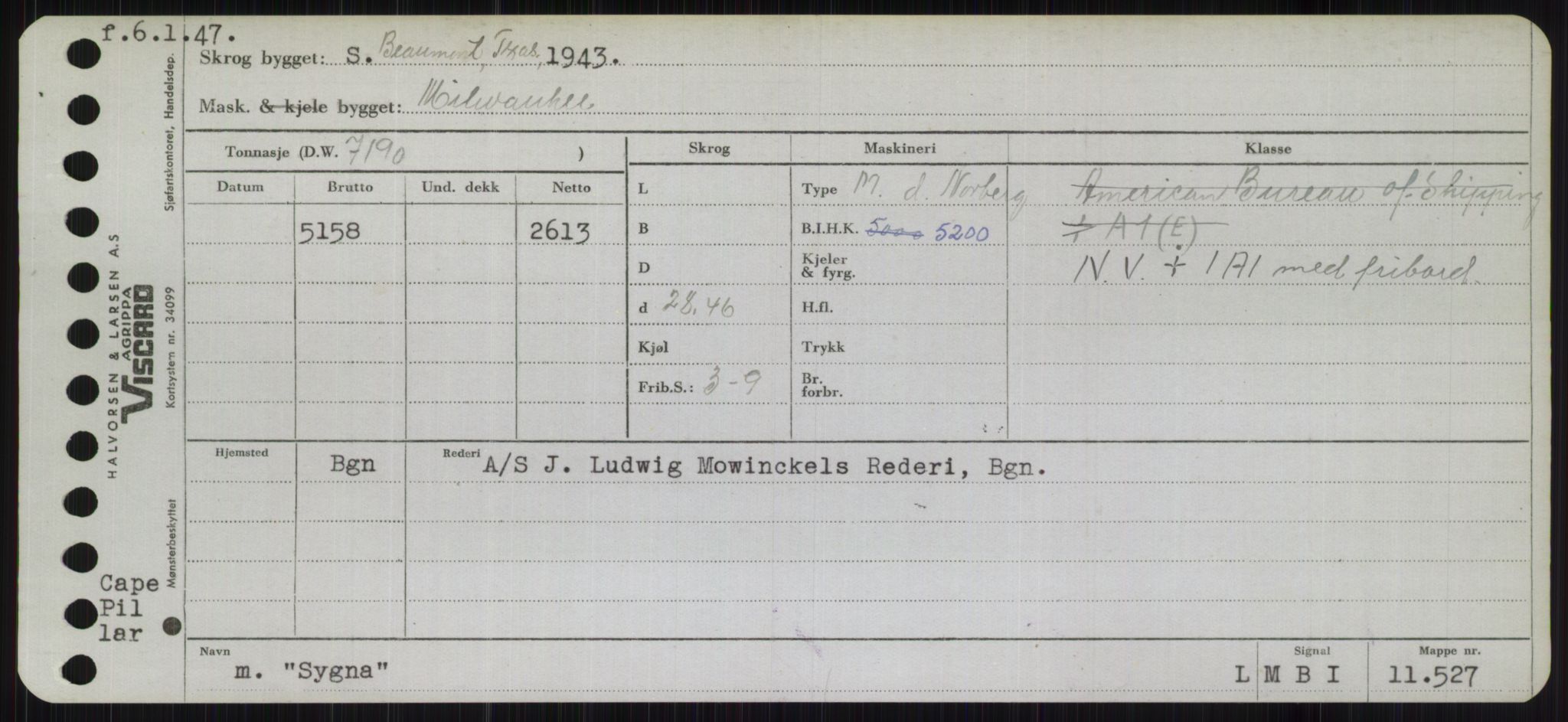 Sjøfartsdirektoratet med forløpere, Skipsmålingen, RA/S-1627/H/Hb/L0004: Fartøy, O-S, s. 527