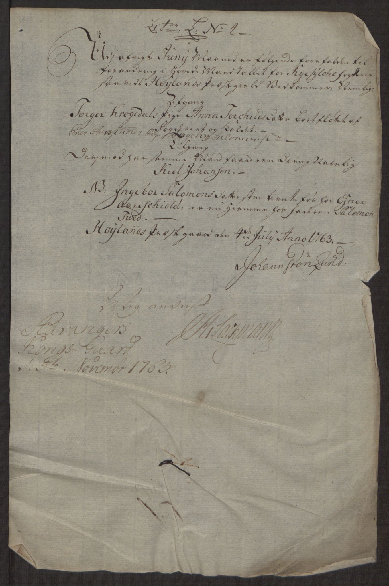 Rentekammeret inntil 1814, Reviderte regnskaper, Hovedkasseregnskaper, AV/RA-EA-4065/Rf/L0072b: Ekstraskatteregnskap, 1762, s. 491