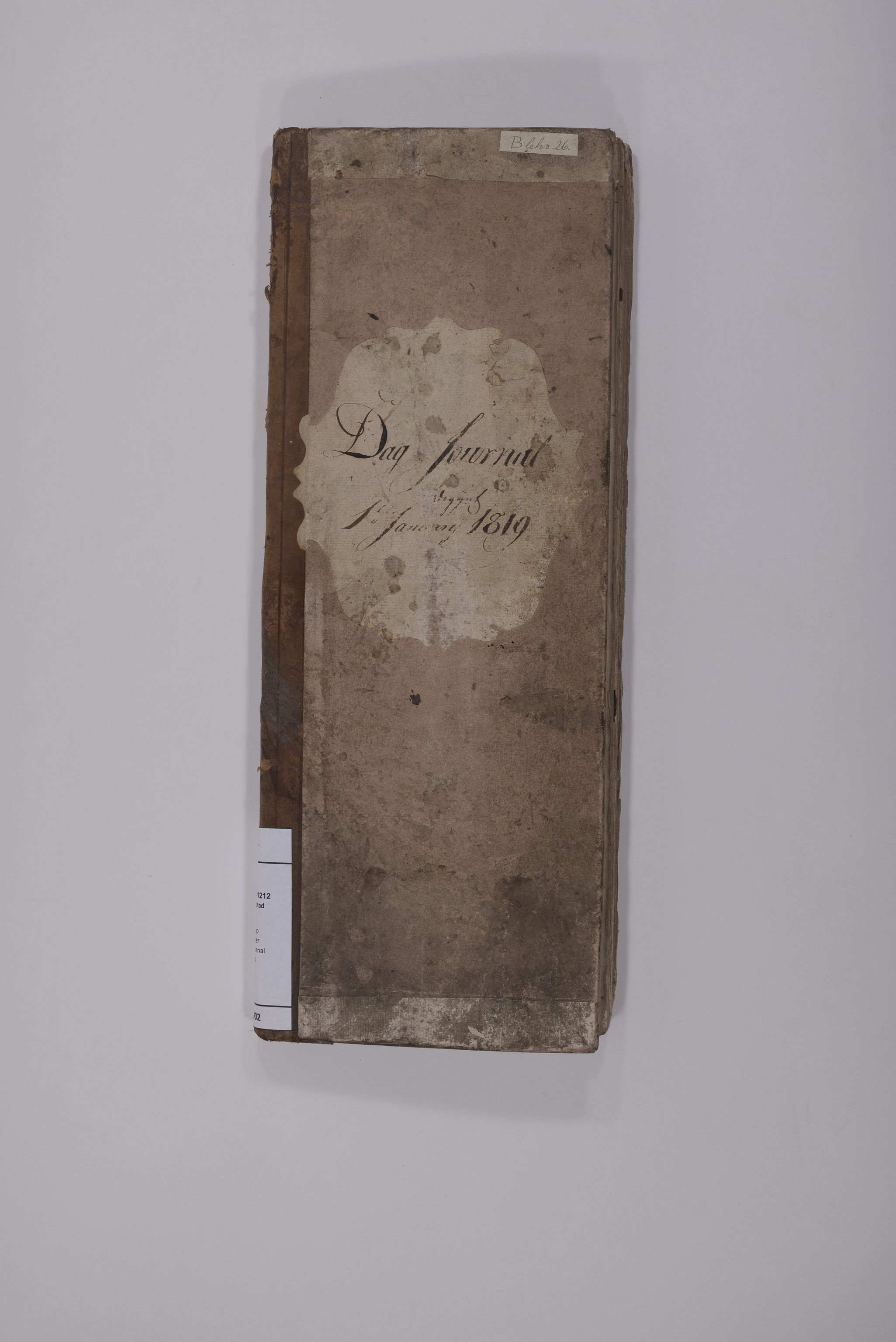Blehr/ Kjellestad, TEMU/TGM-A-1212/R/Rc/L0002: Dag-journal, 1819-1820, s. 1
