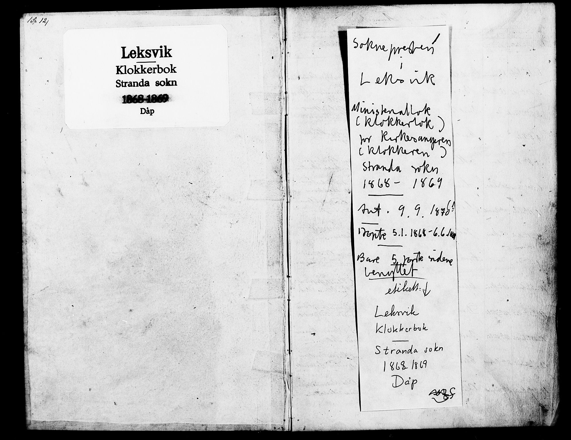 Ministerialprotokoller, klokkerbøker og fødselsregistre - Nord-Trøndelag, SAT/A-1458/702/L0025: Klokkerbok nr. 702C01, 1868-1869