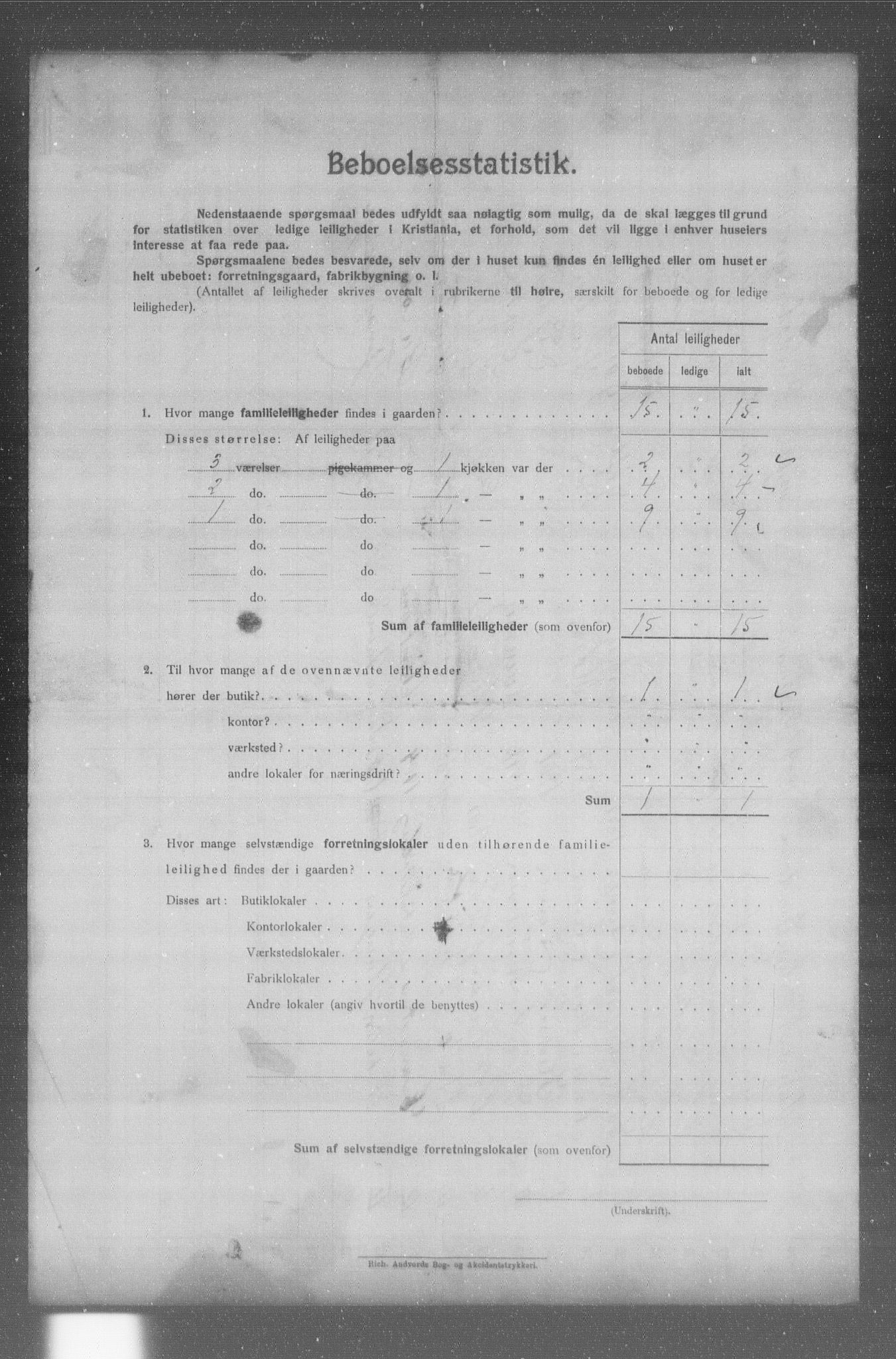 OBA, Kommunal folketelling 31.12.1904 for Kristiania kjøpstad, 1904, s. 14025