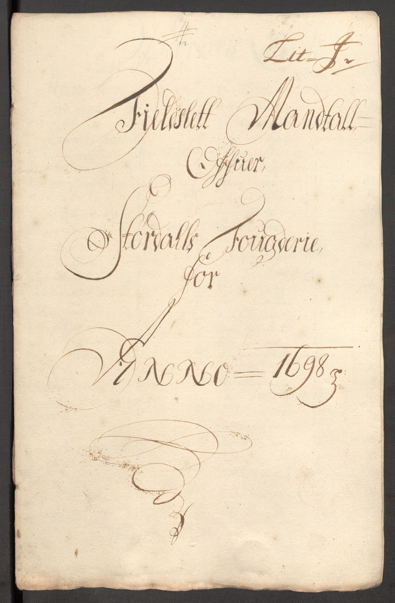 Rentekammeret inntil 1814, Reviderte regnskaper, Fogderegnskap, RA/EA-4092/R62/L4190: Fogderegnskap Stjørdal og Verdal, 1698, s. 170