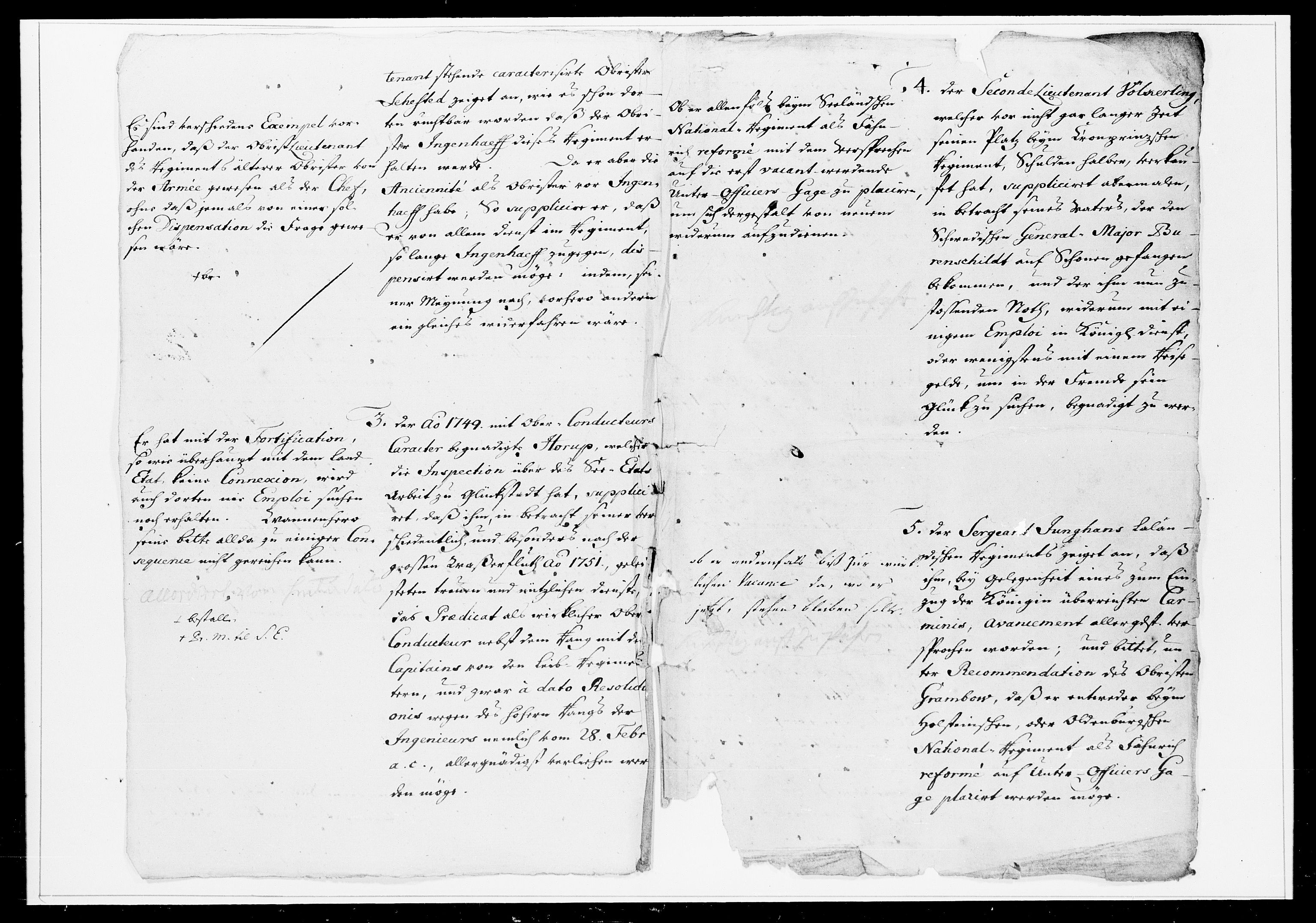 Krigskollegiet, Krigskancelliet, DRA/A-0006/-/1241-1247: Refererede sager, 1753, s. 232