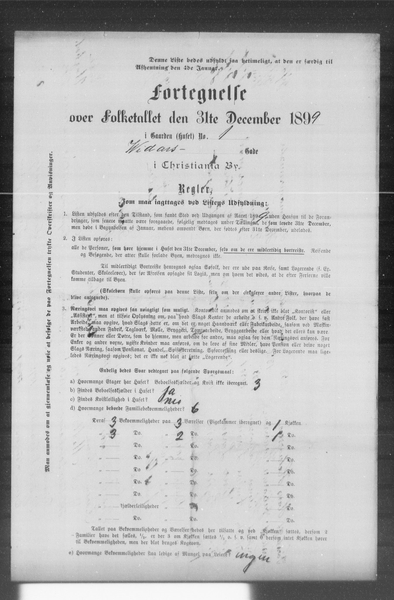 OBA, Kommunal folketelling 31.12.1899 for Kristiania kjøpstad, 1899, s. 16467