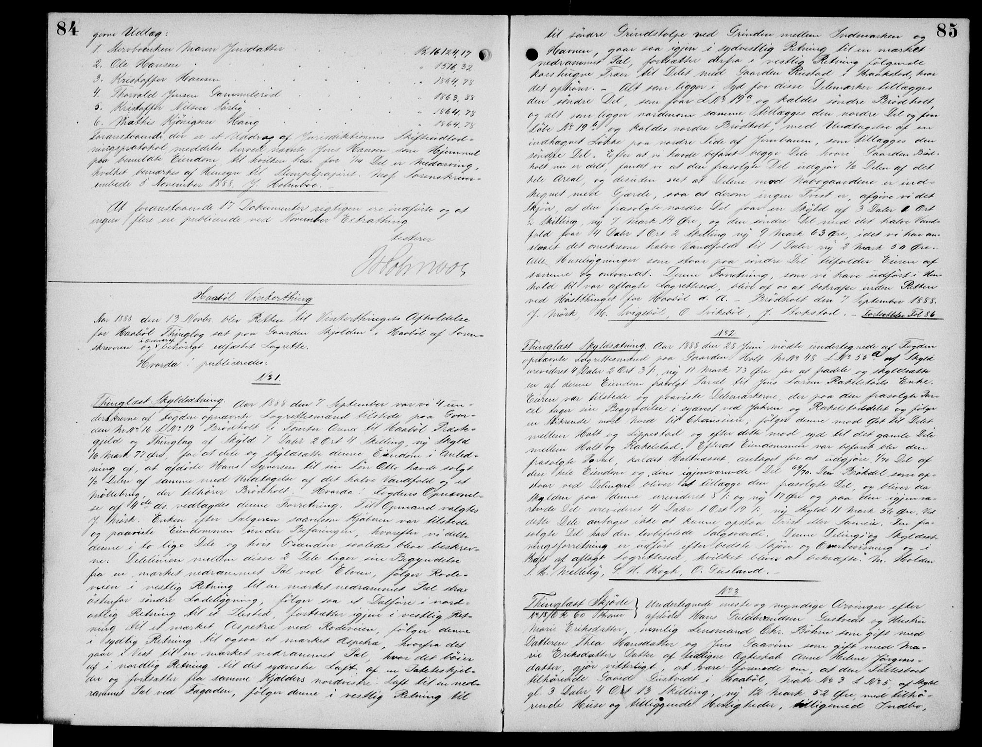 Moss sorenskriveri, SAO/A-10168: Pantebok nr. 17, 1888-1893, s. 85