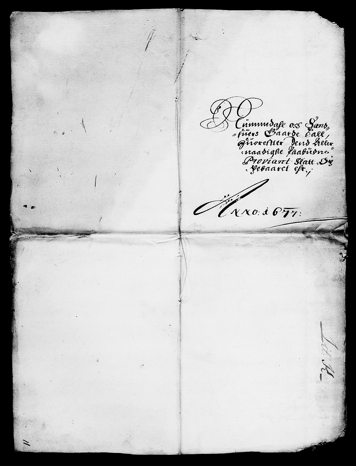 Rentekammeret inntil 1814, Reviderte regnskaper, Stiftamtstueregnskaper, Landkommissariatet på Akershus og Akershus stiftamt, RA/EA-5869/R/Rb/L0134: Akershus stiftamt, 1677