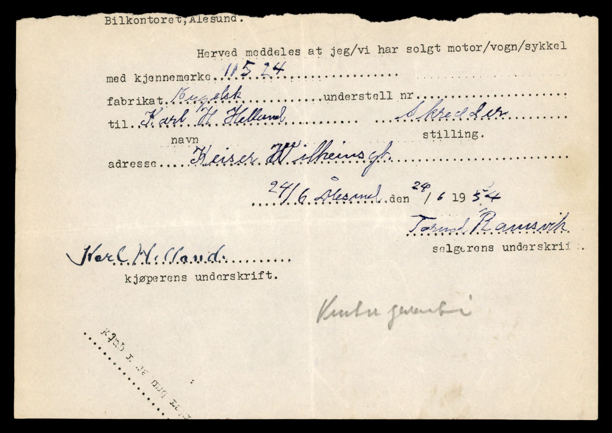 Møre og Romsdal vegkontor - Ålesund trafikkstasjon, AV/SAT-A-4099/F/Fe/L0029: Registreringskort for kjøretøy T 11430 - T 11619, 1927-1998, s. 1700