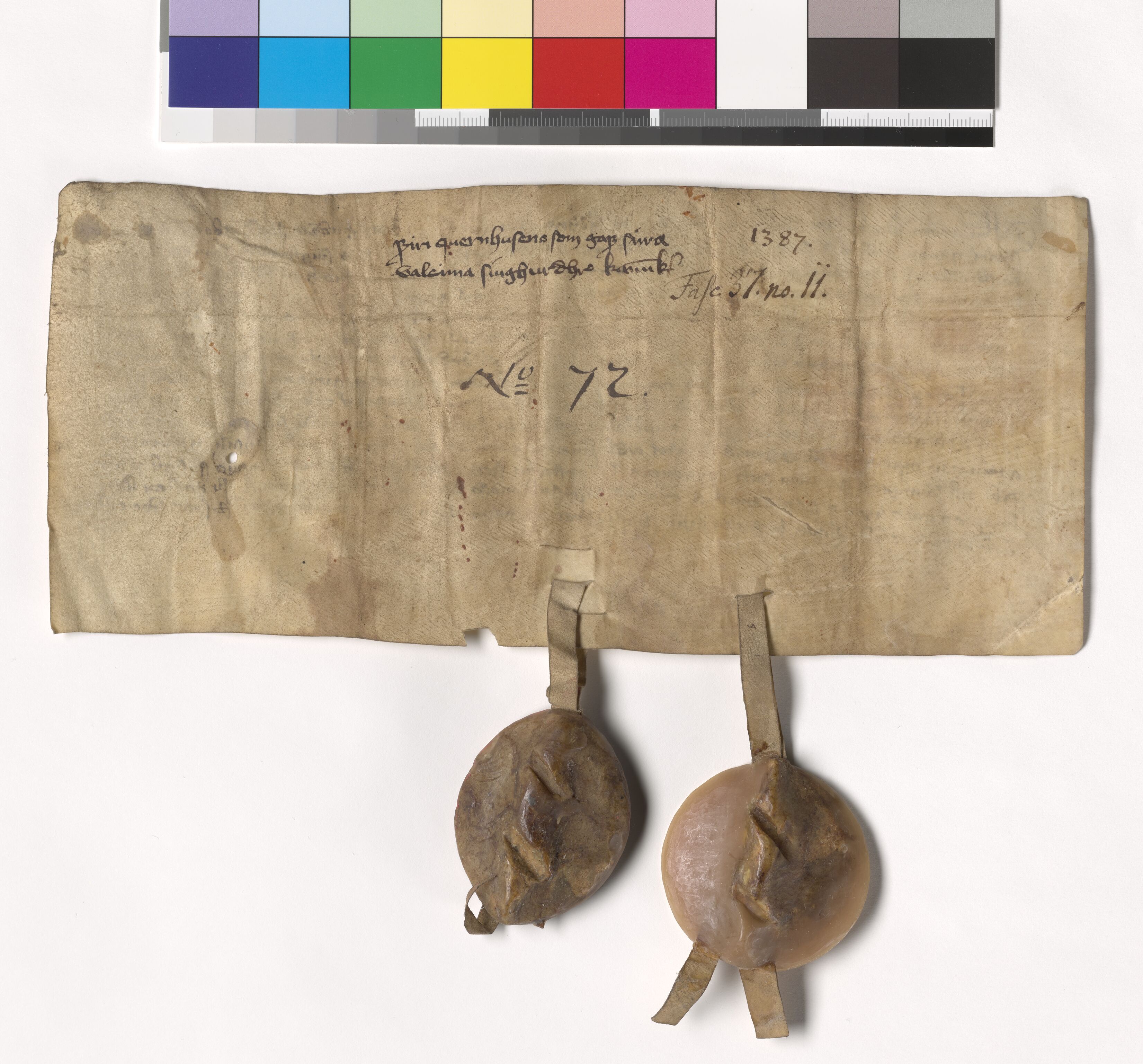 Riksarkivets diplomsamling, AV/RA-EA-5965/F05/L0115: NRA AM fasc. 37 nr. 11-13, 1387-1392, s. 3