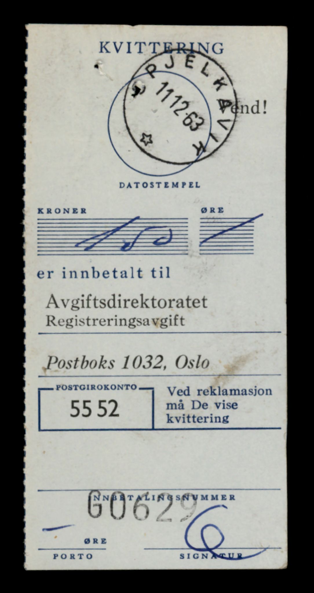 Møre og Romsdal vegkontor - Ålesund trafikkstasjon, SAT/A-4099/F/Fe/L0002: Registreringskort for kjøretøy T 128 - T 231, 1927-1998, s. 487