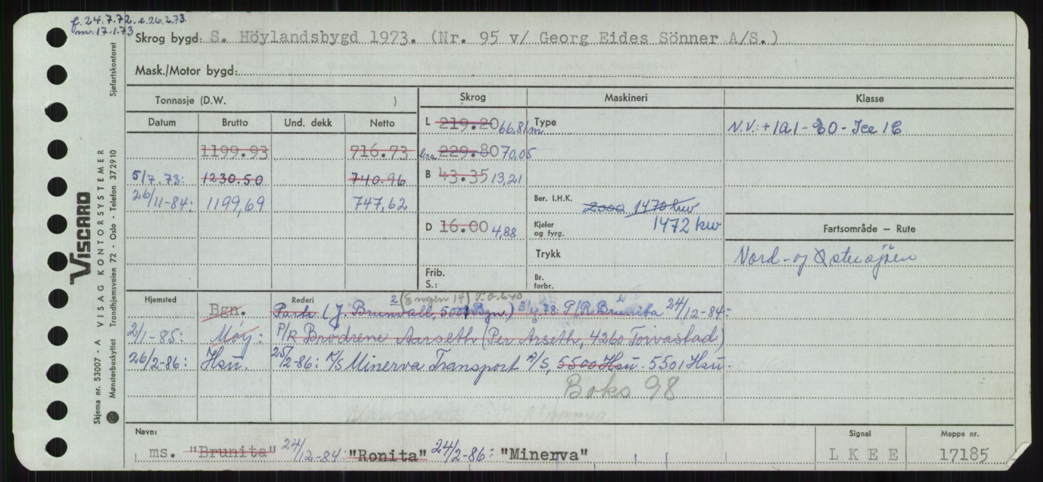 Sjøfartsdirektoratet med forløpere, Skipsmålingen, RA/S-1627/H/Ha/L0004/0001: Fartøy, Mas-R / Fartøy, Mas-Odd, s. 149