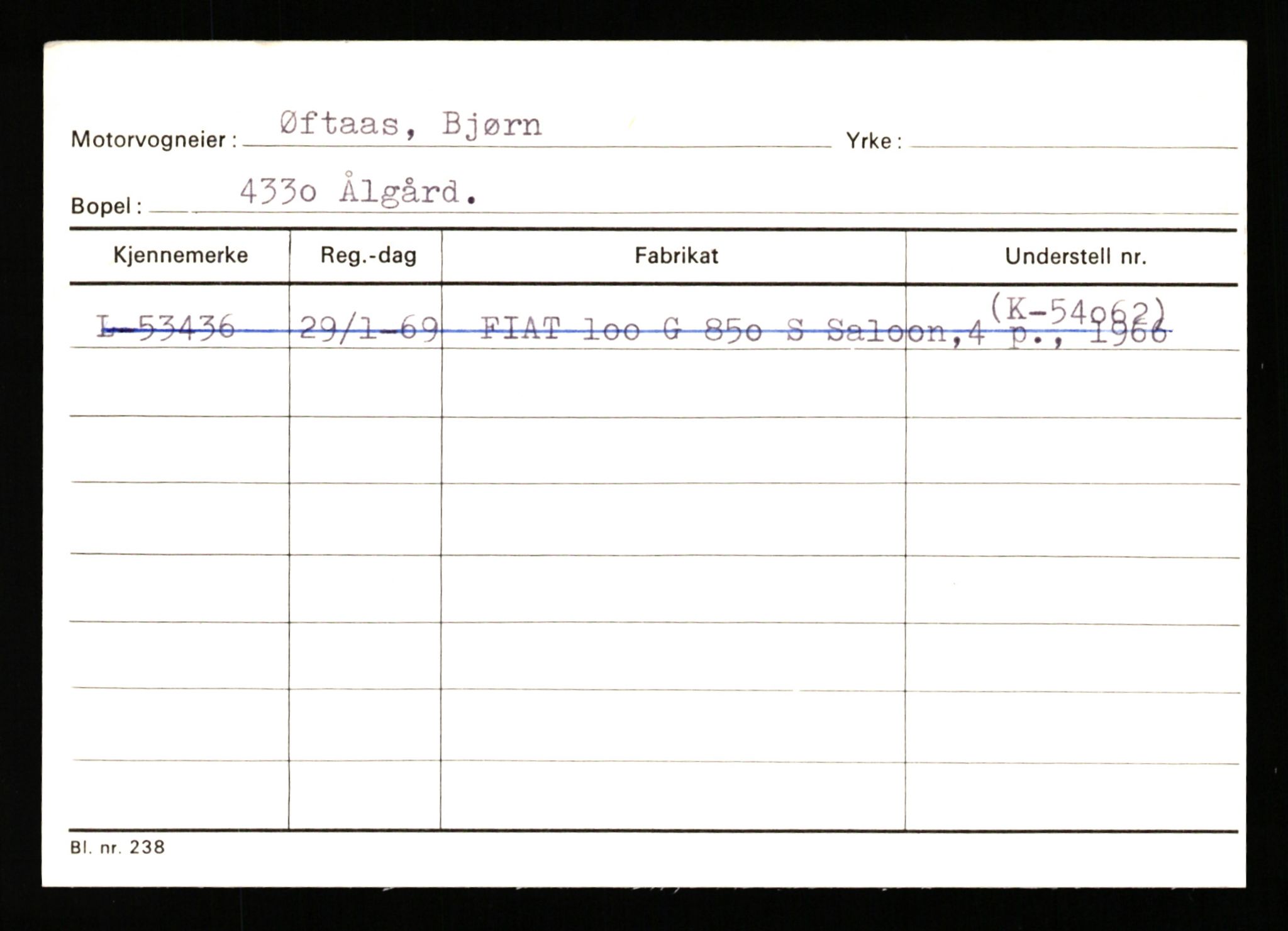 Stavanger trafikkstasjon, SAST/A-101942/0/H/L0043: Viste - Øksendal, 1930-1971, s. 1956