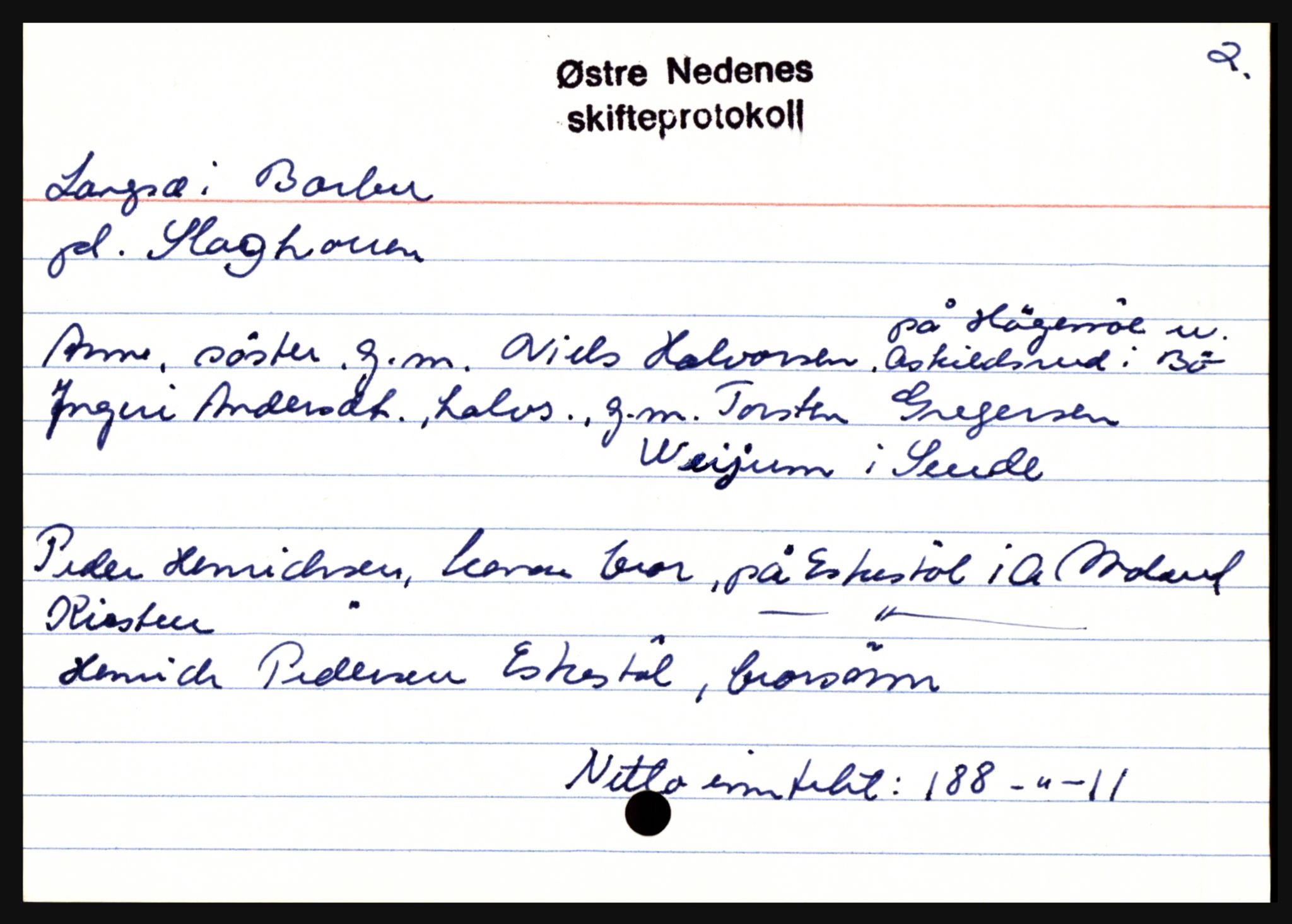 Holt sorenskriveri, AV/SAK-1221-0002/H, s. 819