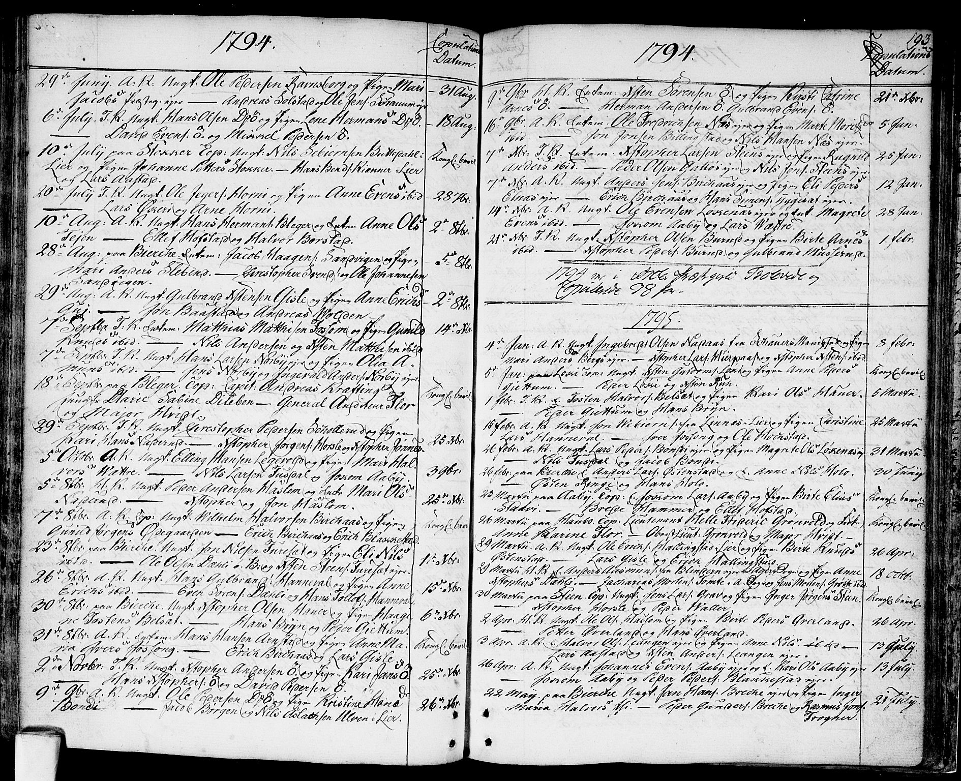 Asker prestekontor Kirkebøker, AV/SAO-A-10256a/F/Fa/L0003: Ministerialbok nr. I 3, 1767-1807, s. 193