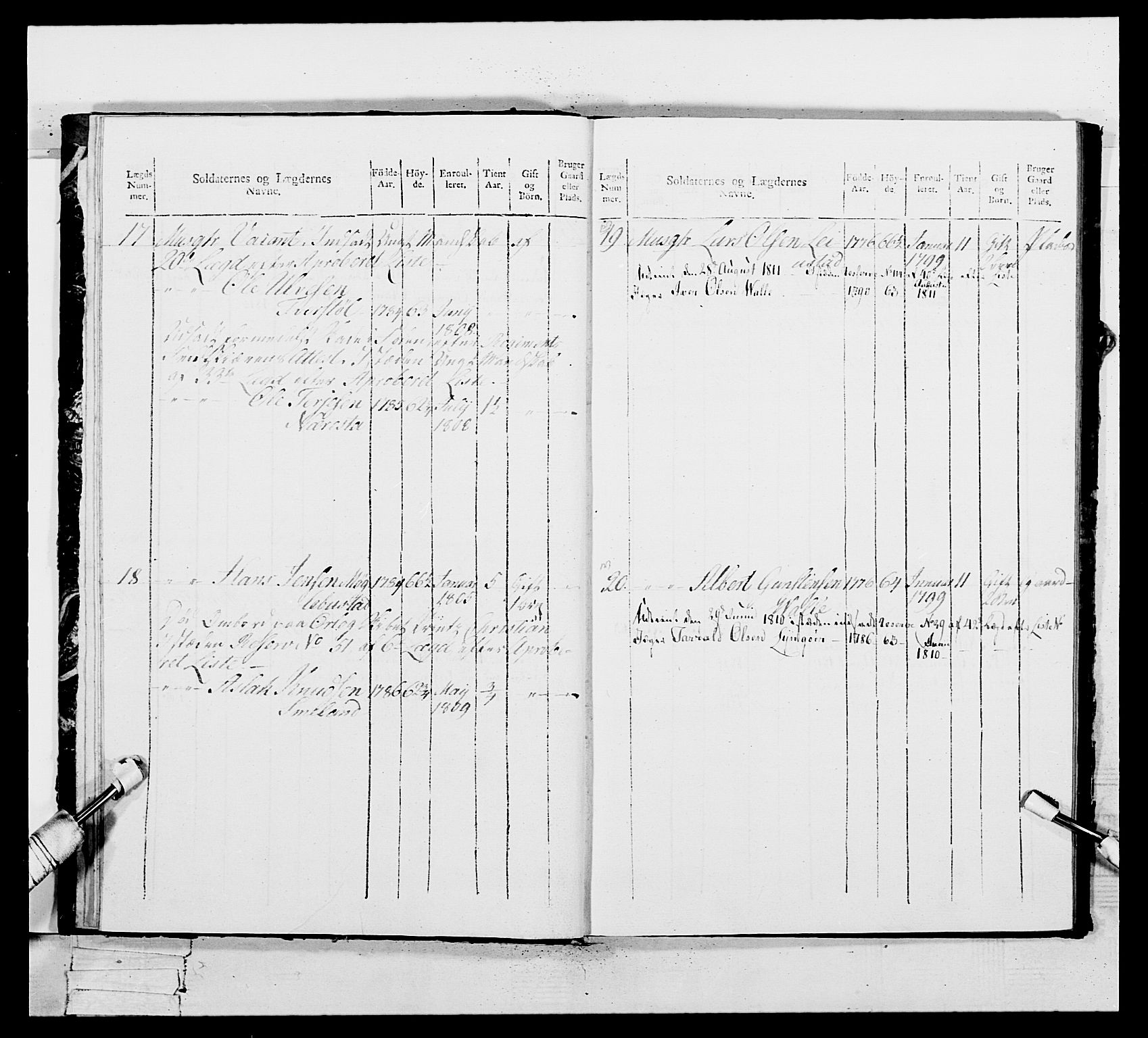 Generalitets- og kommissariatskollegiet, Det kongelige norske kommissariatskollegium, AV/RA-EA-5420/E/Eh/L0110: Vesterlenske nasjonale infanteriregiment, 1810, s. 313