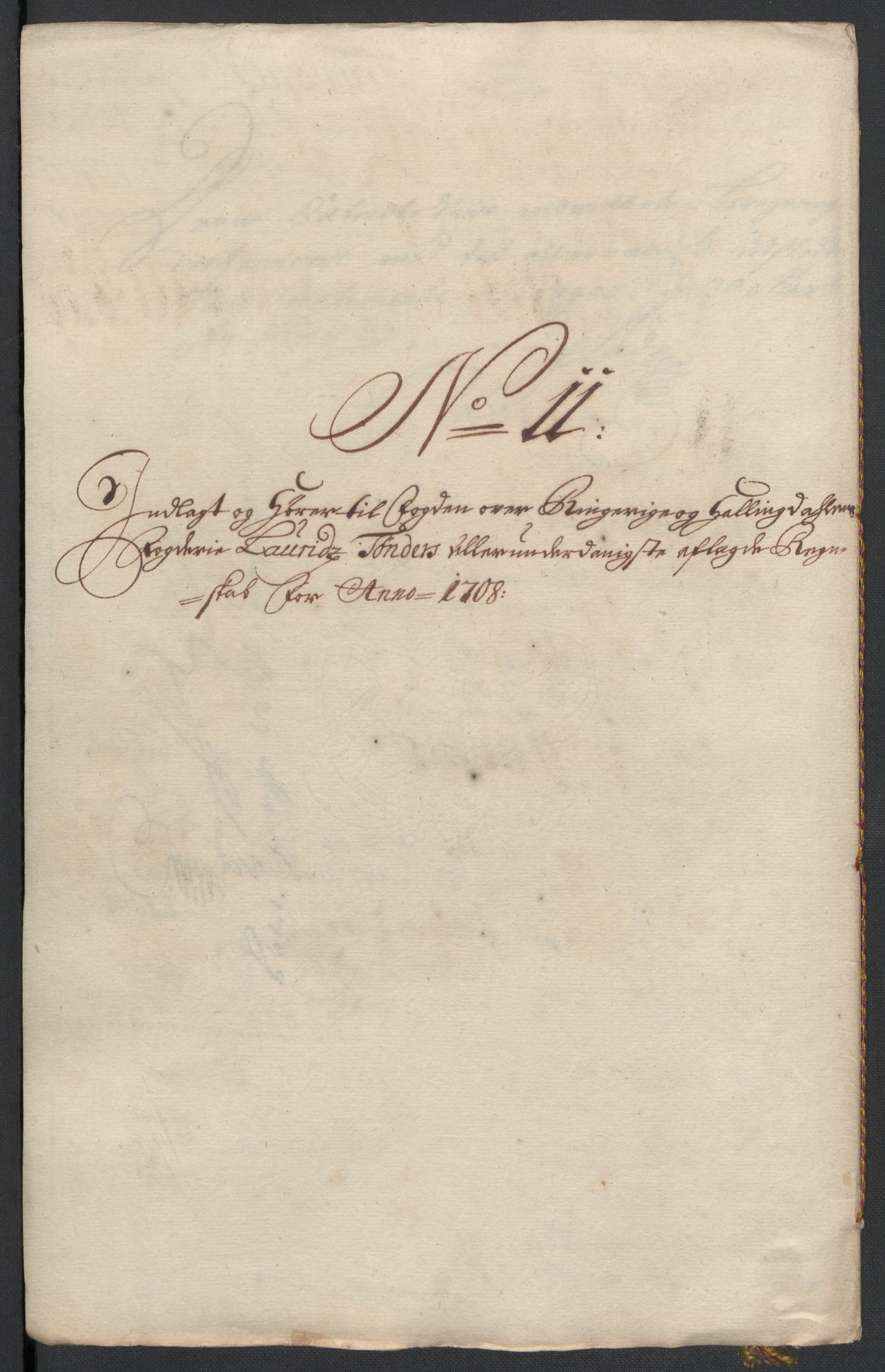 Rentekammeret inntil 1814, Reviderte regnskaper, Fogderegnskap, RA/EA-4092/R22/L1467: Fogderegnskap Ringerike, Hallingdal og Buskerud, 1708, s. 179