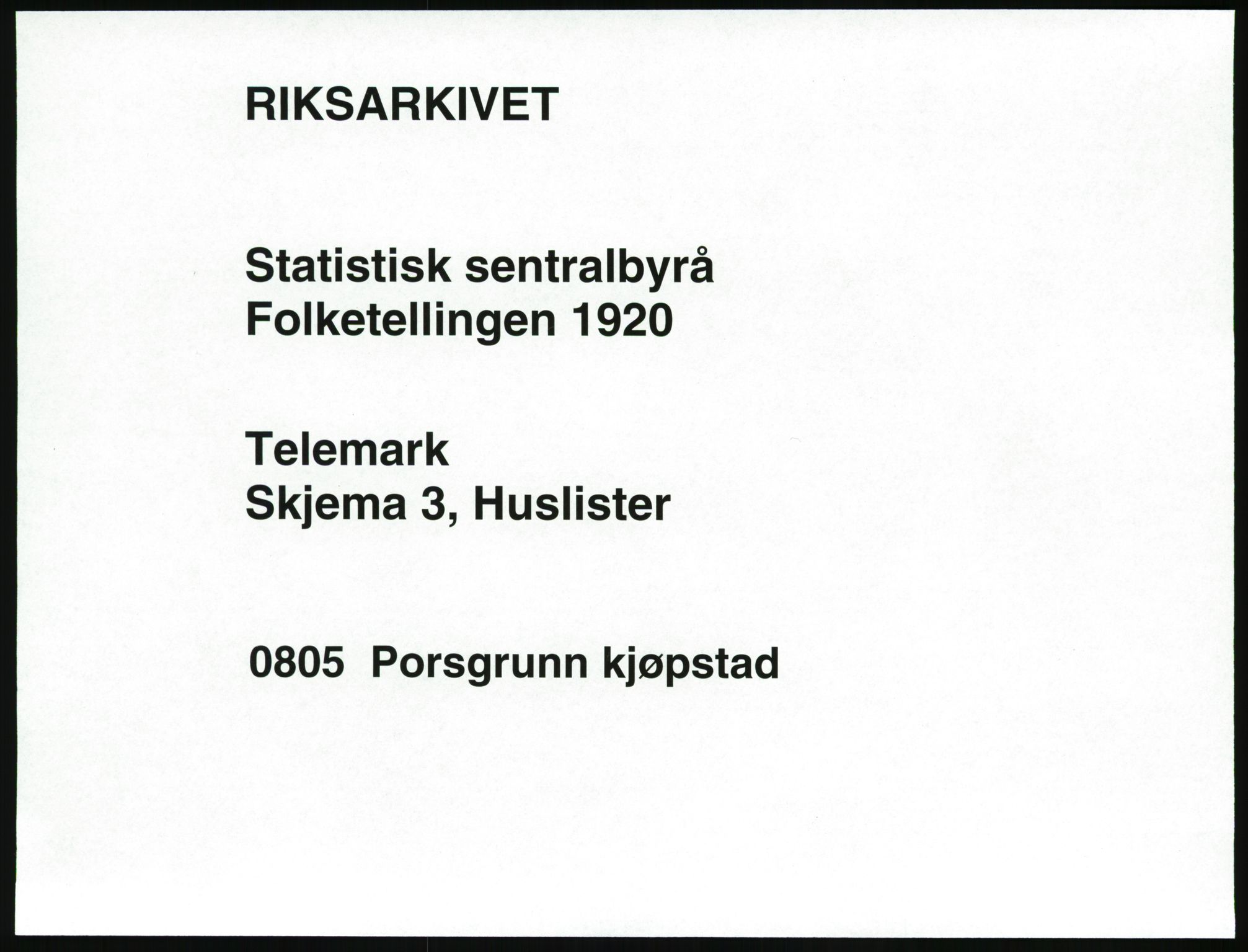 SAKO, Folketelling 1920 for 0805 Porsgrunn kjøpstad, 1920, s. 49