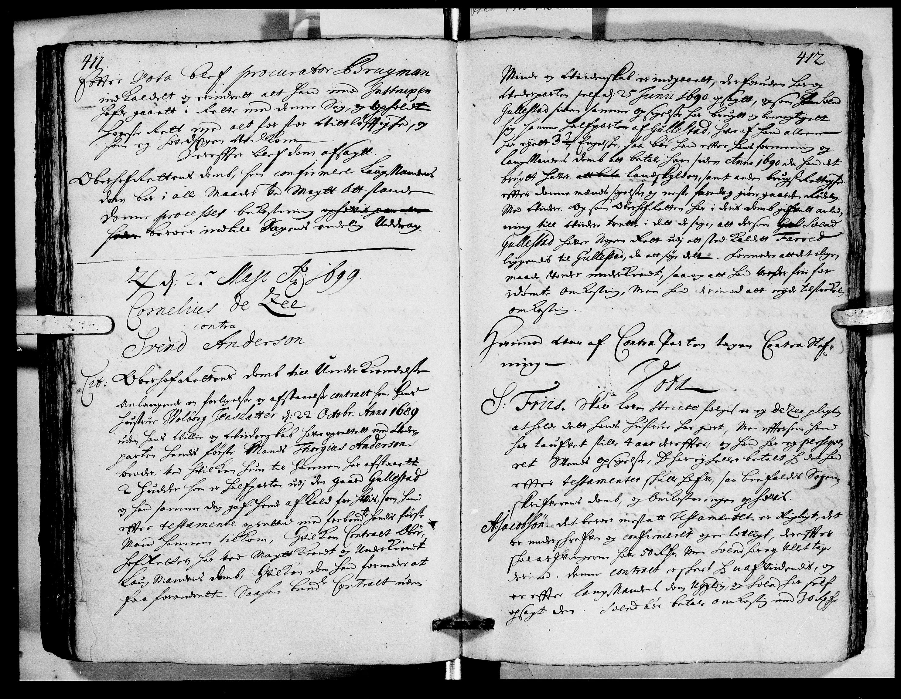 Højesteret, DRA/A-0009, 1699, s. 411-412