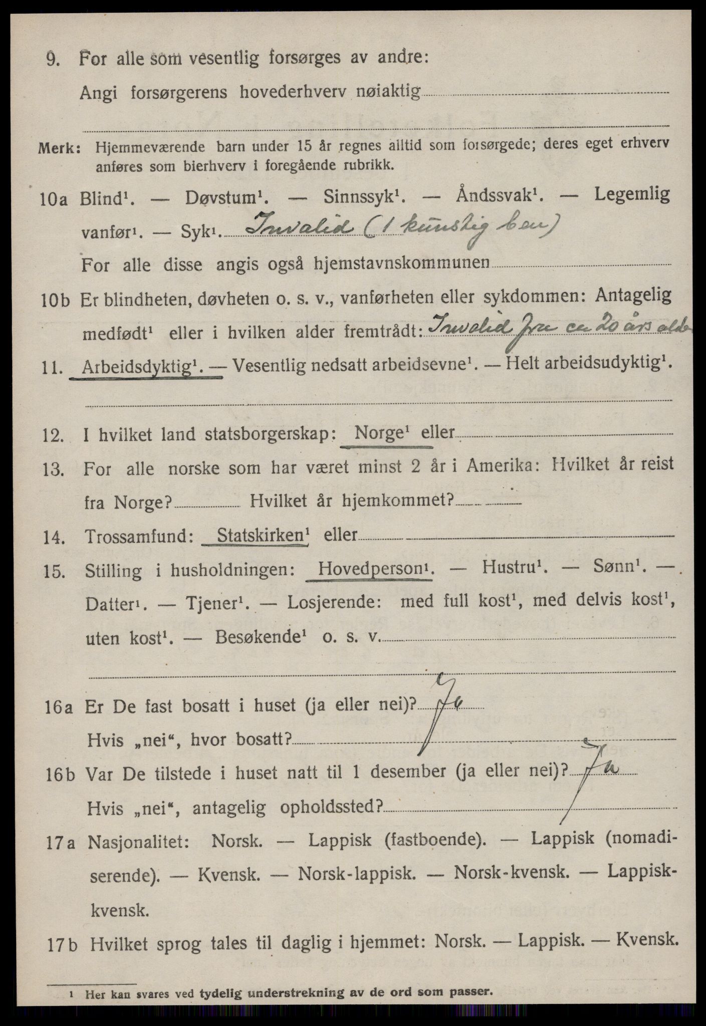SAT, Folketelling 1920 for 1624 Rissa herred, 1920, s. 2314