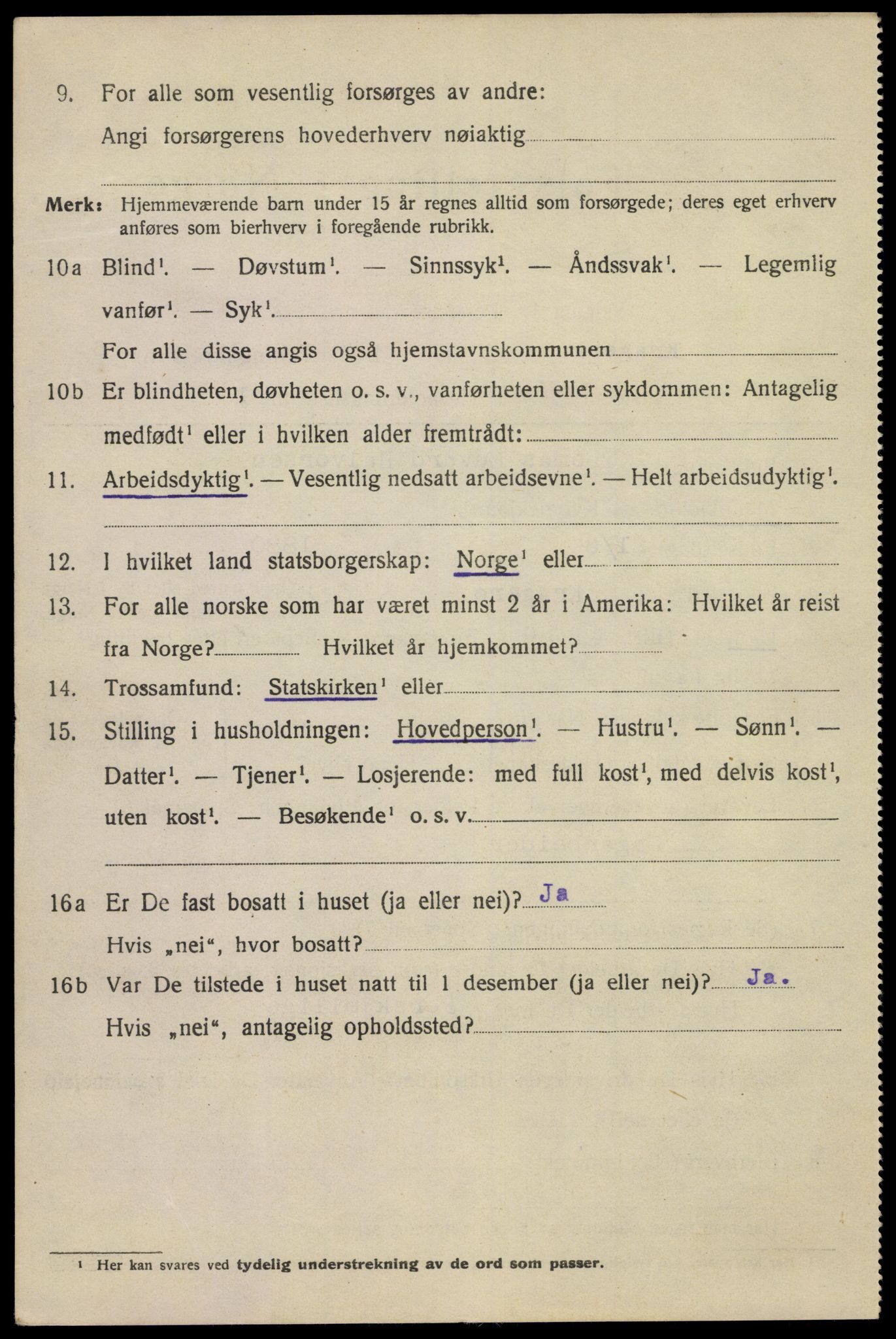 SAKO, Folketelling 1920 for 0801 Kragerø kjøpstad, 1920, s. 9690